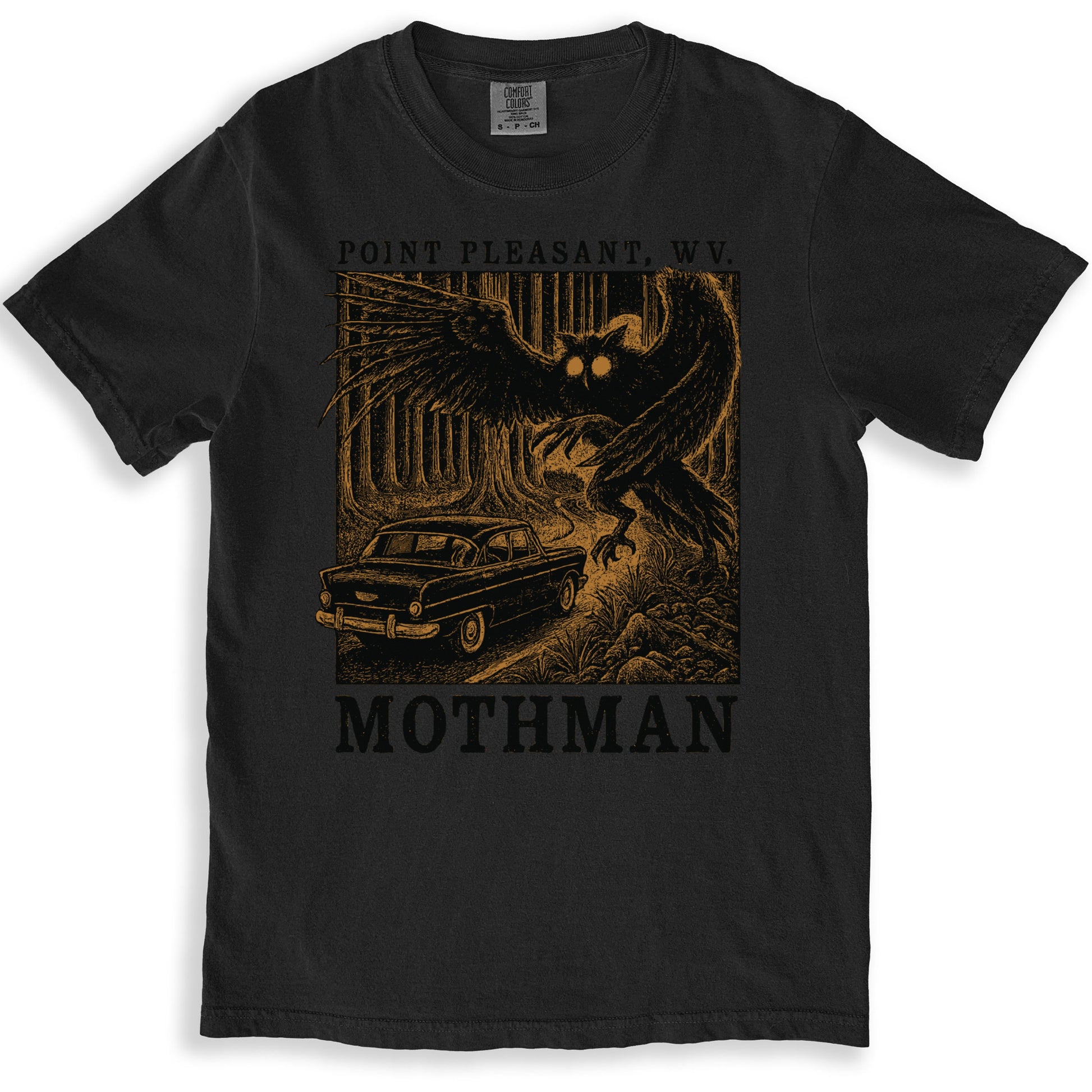 Point Pleasant WV Mothman Graphic Tee shirt product