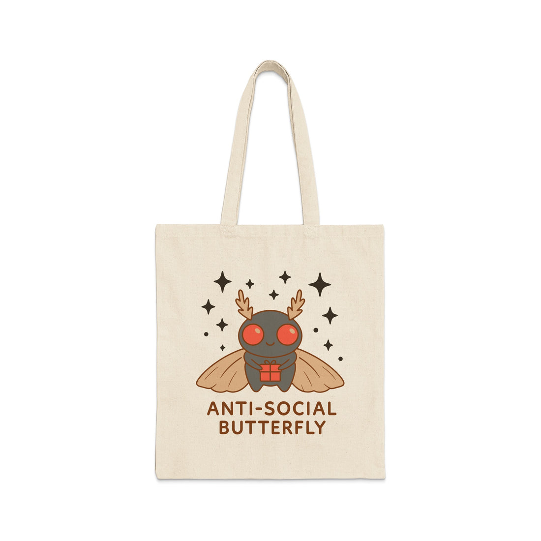 Anti-Social Butterfly Cute Print Tote Bag product