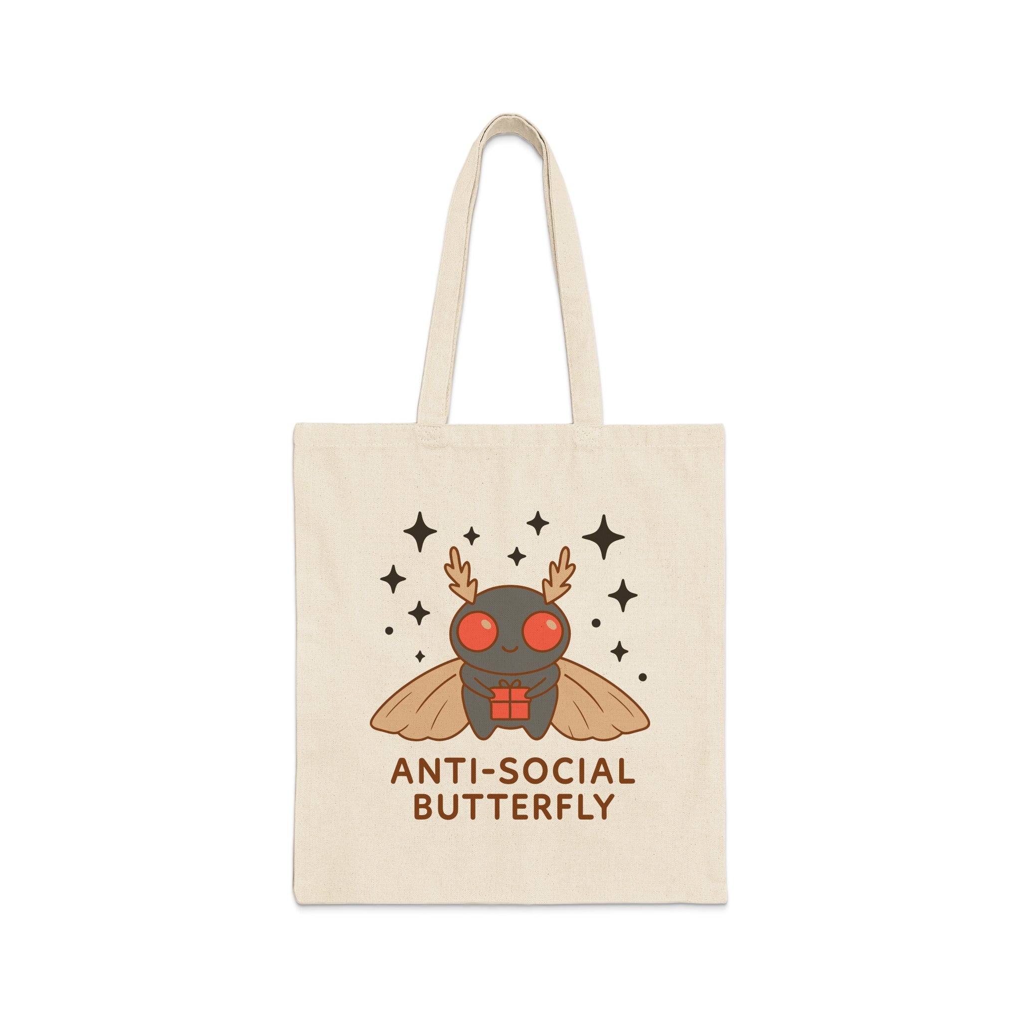 Anti-Social Butterfly Cute Print Tote Bag product