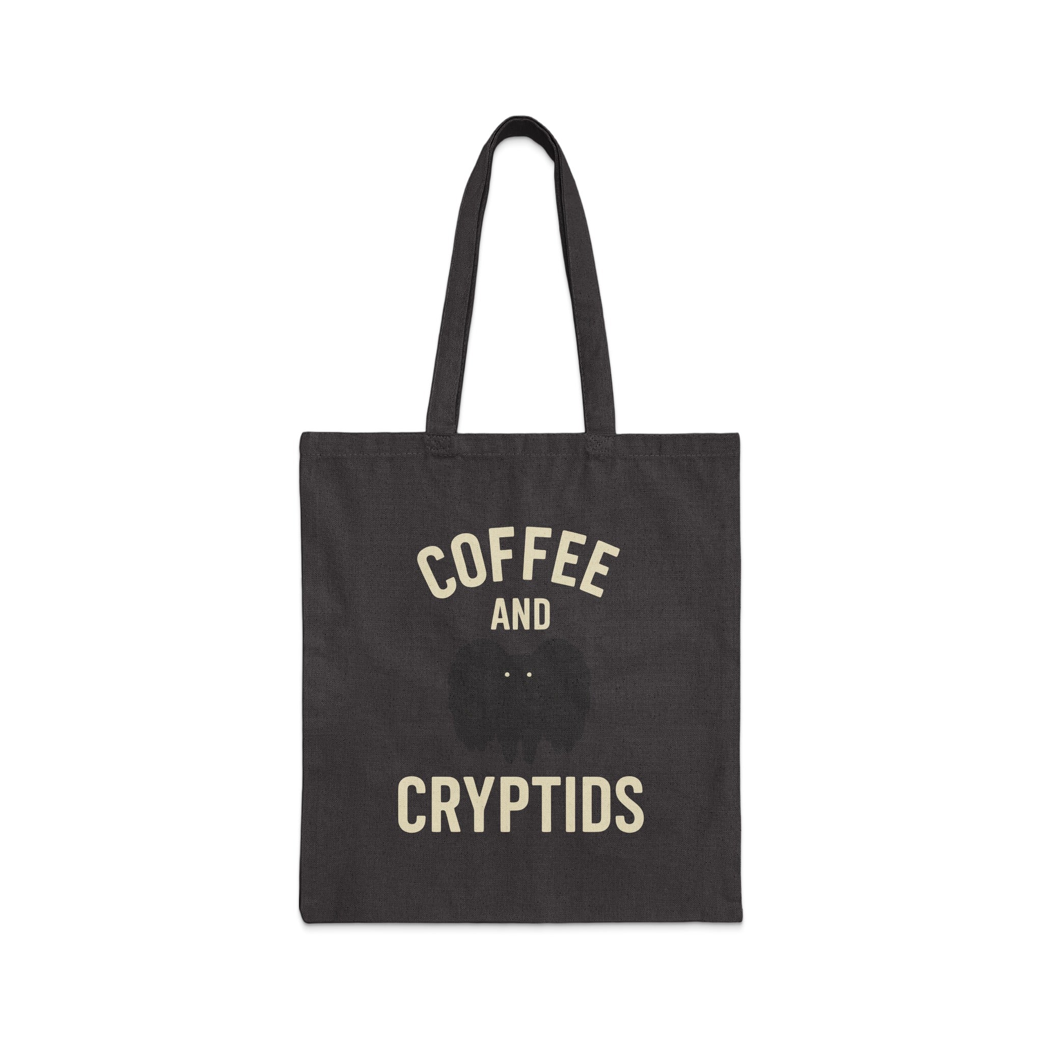 Coffee and Cryptids Print Tote Bag Product