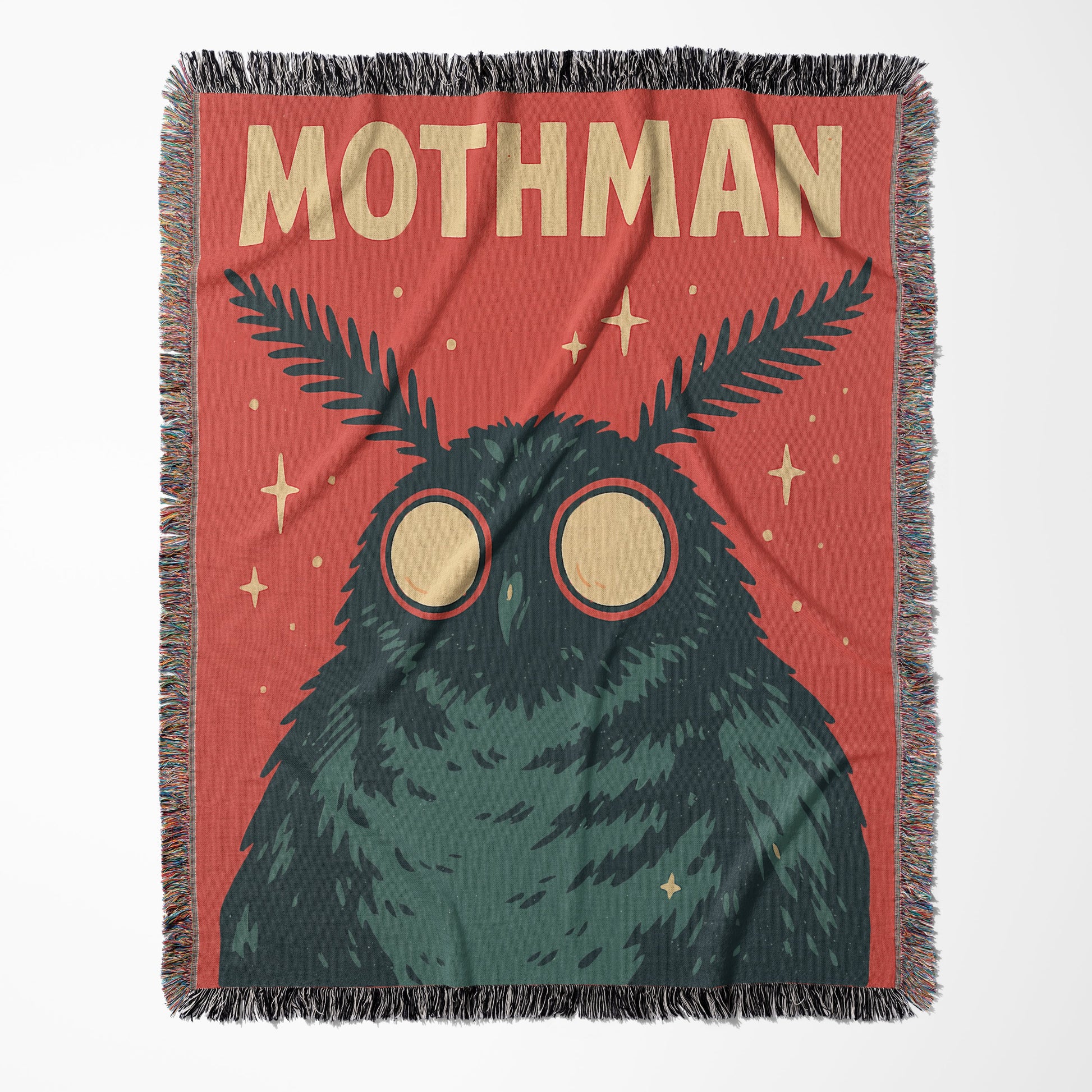 Mothman Themed Throw Blanket Cozy Artful Product