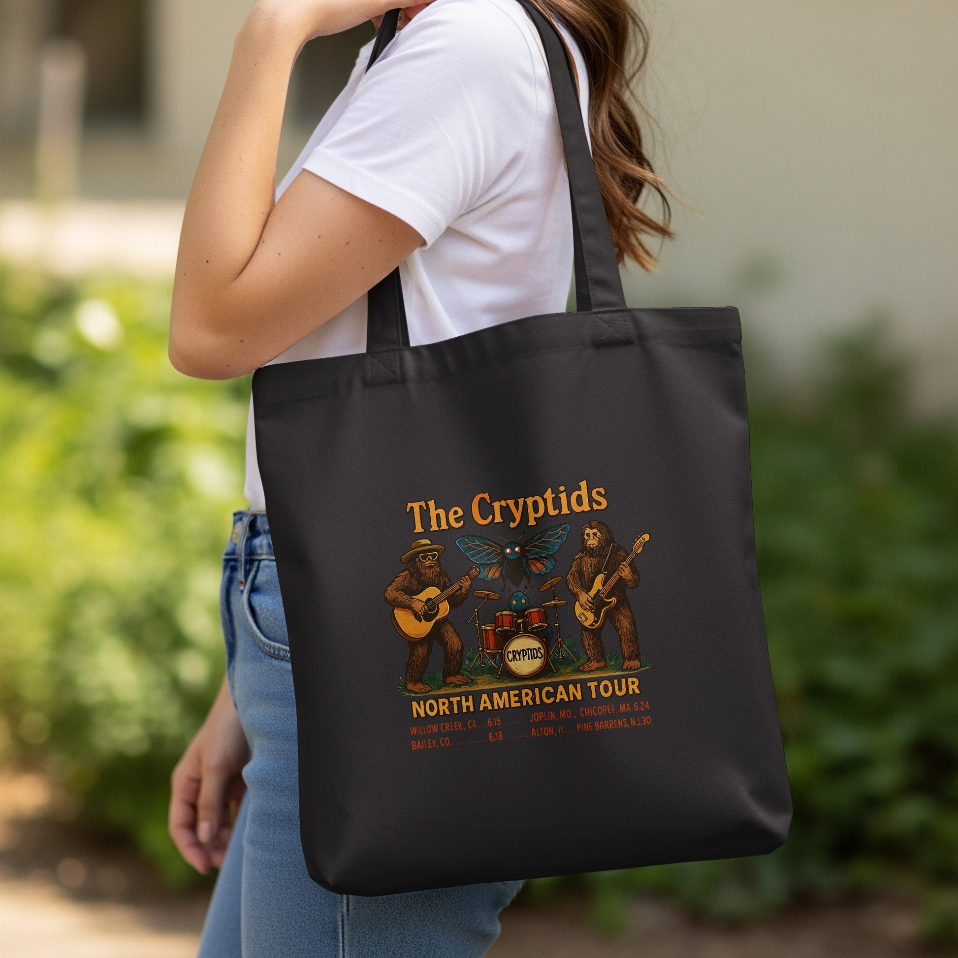 The Cryptids North American Tour Tote Bag product type