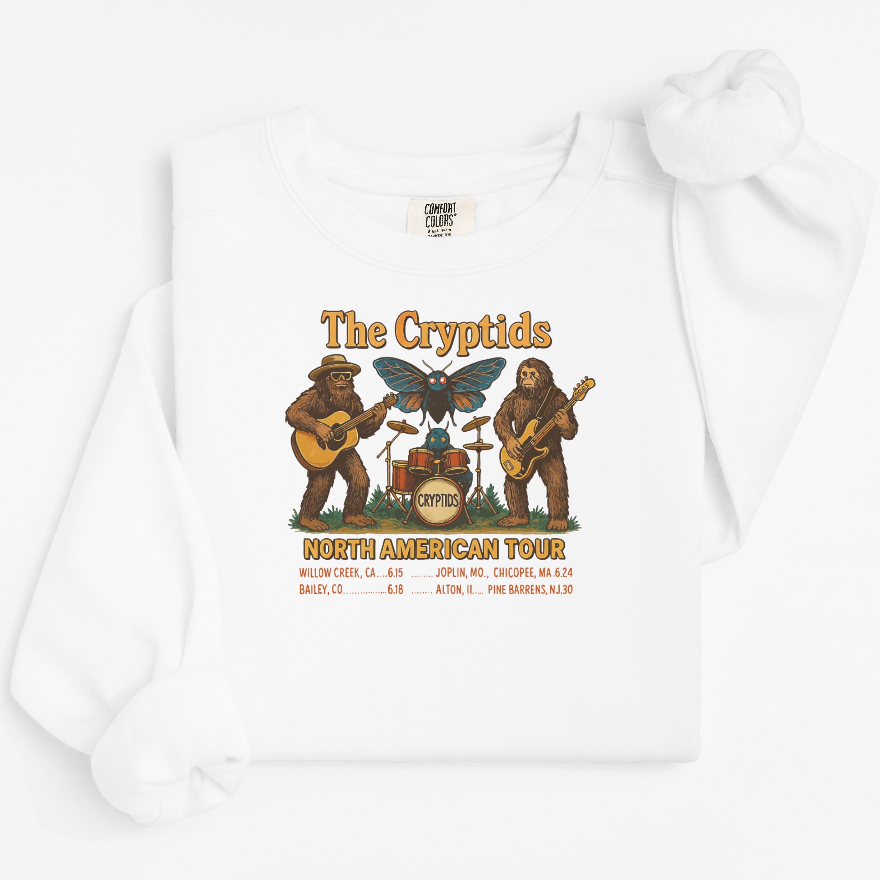 The Cryptids North American Tour Graphic Sweatshirt product