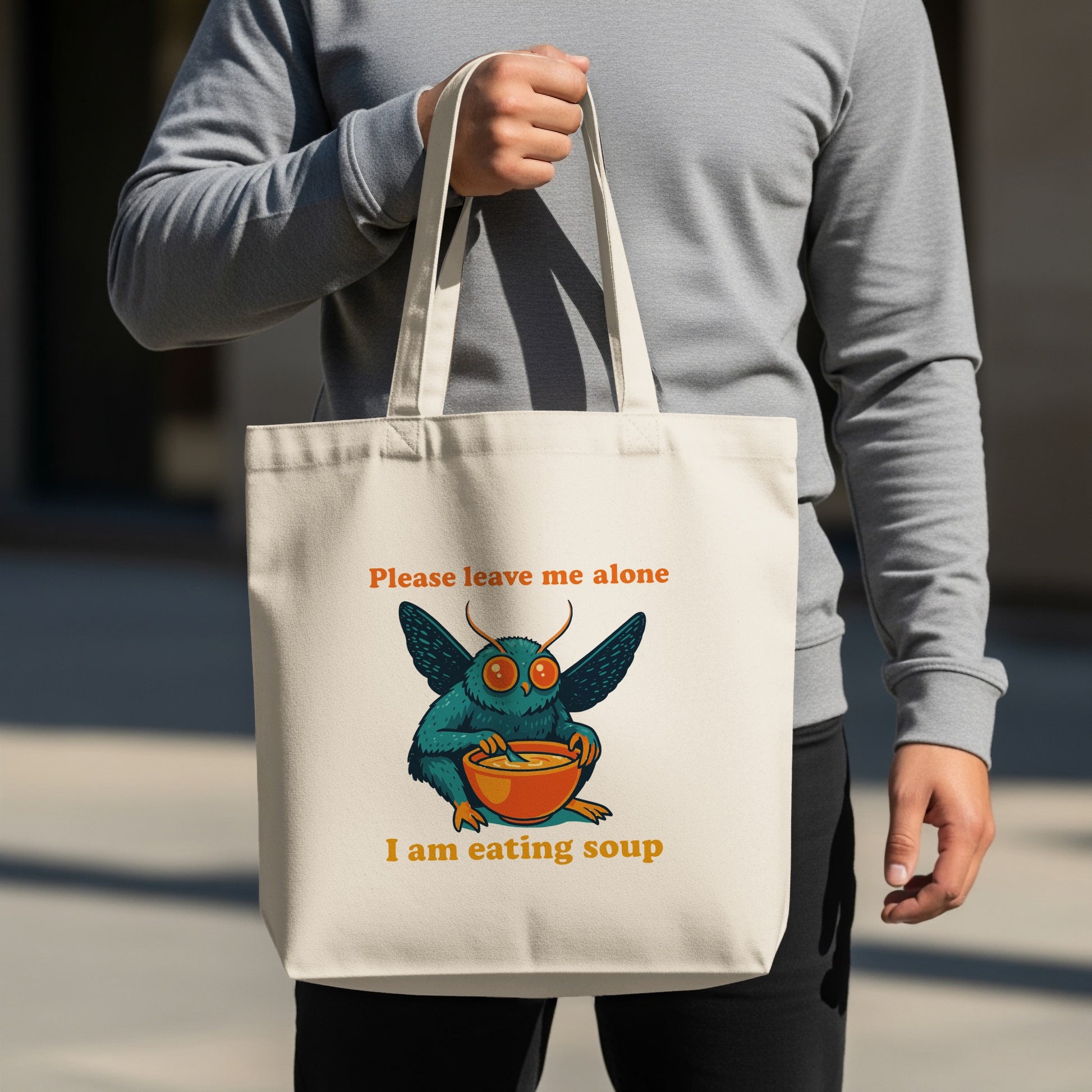 Please Leave Me Alone I Am Eating Soup tote bag product
