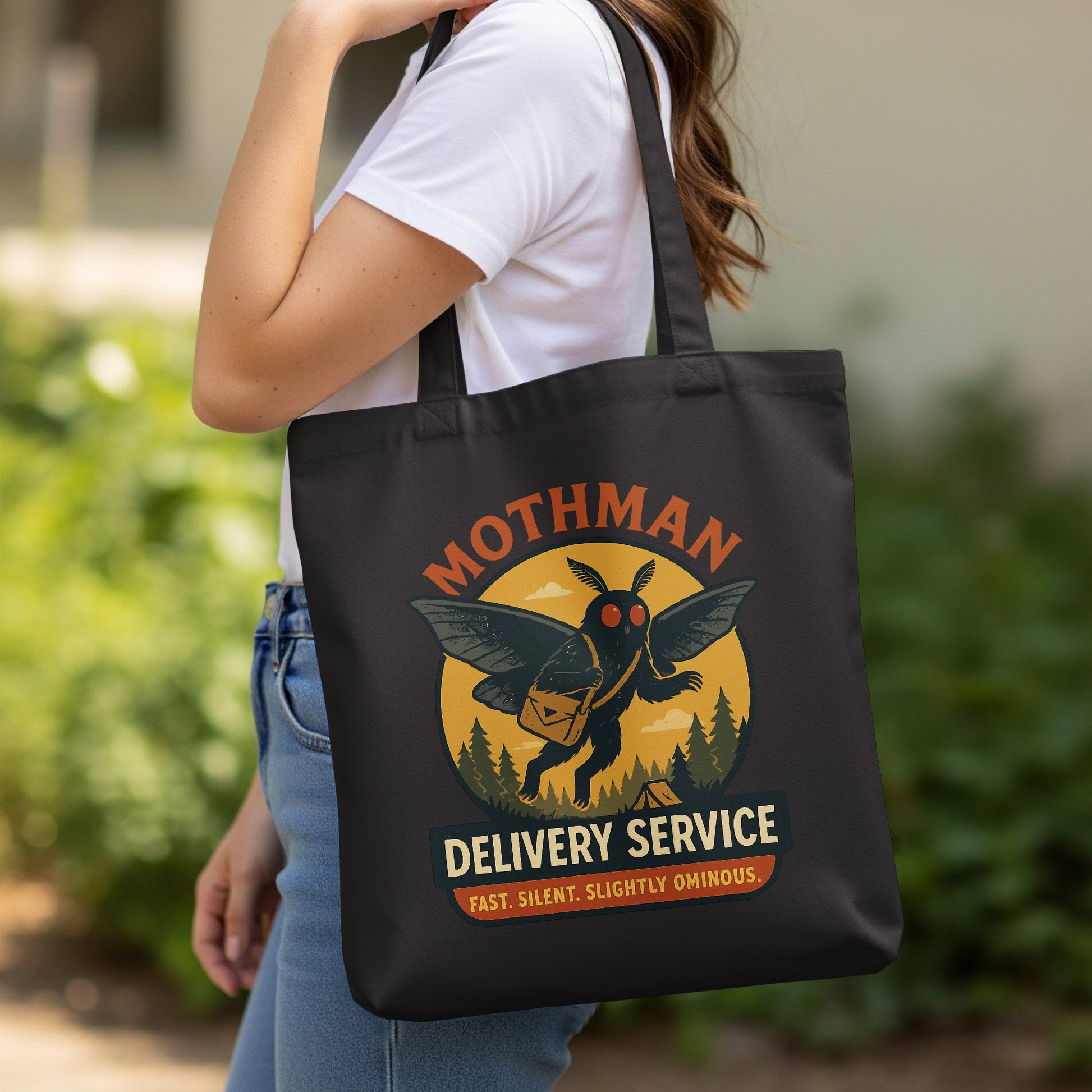 Mothman Delivery Service Fast Silent Ominous product