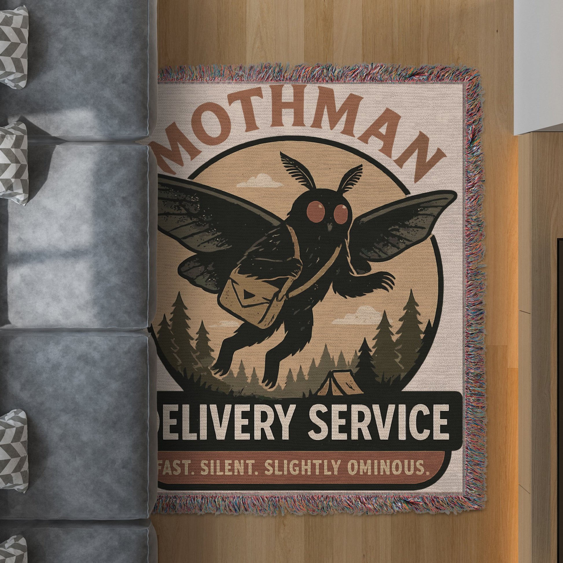 Mothman Delivery Service Fast Silent Slightly Ominous product