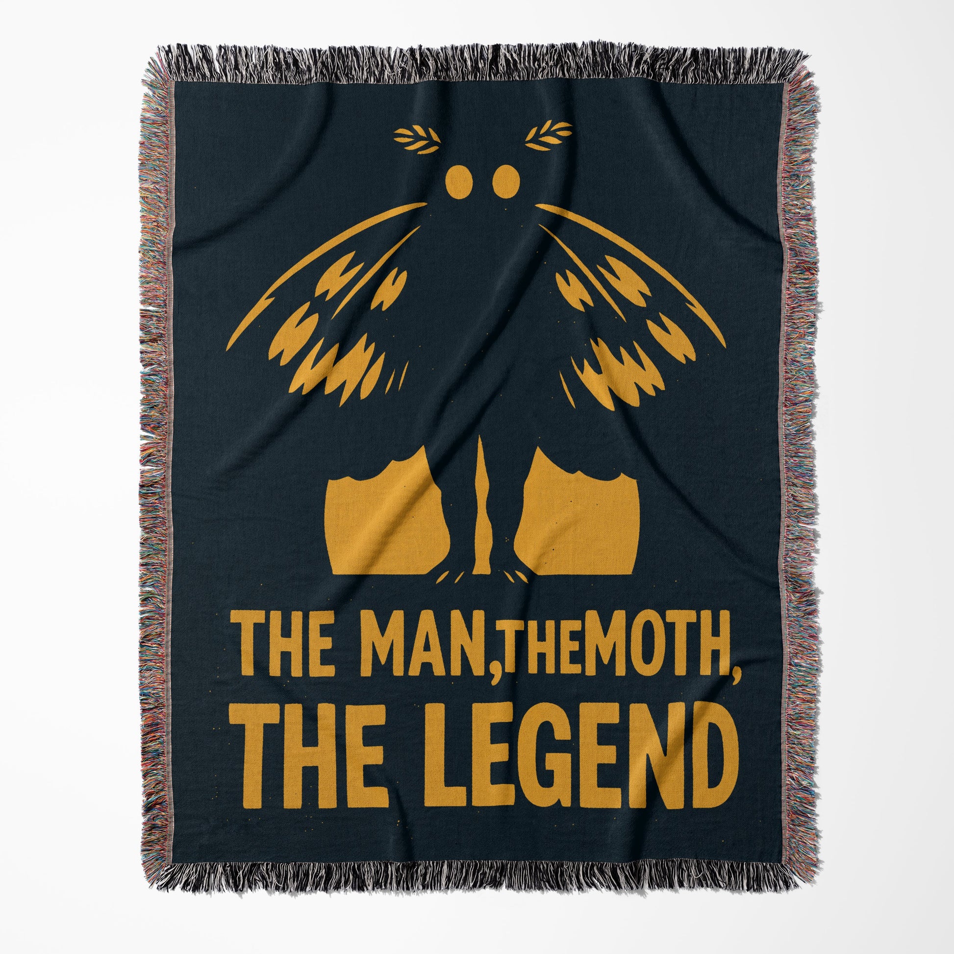 The Man The Moth The Legend Throw Blanket product type