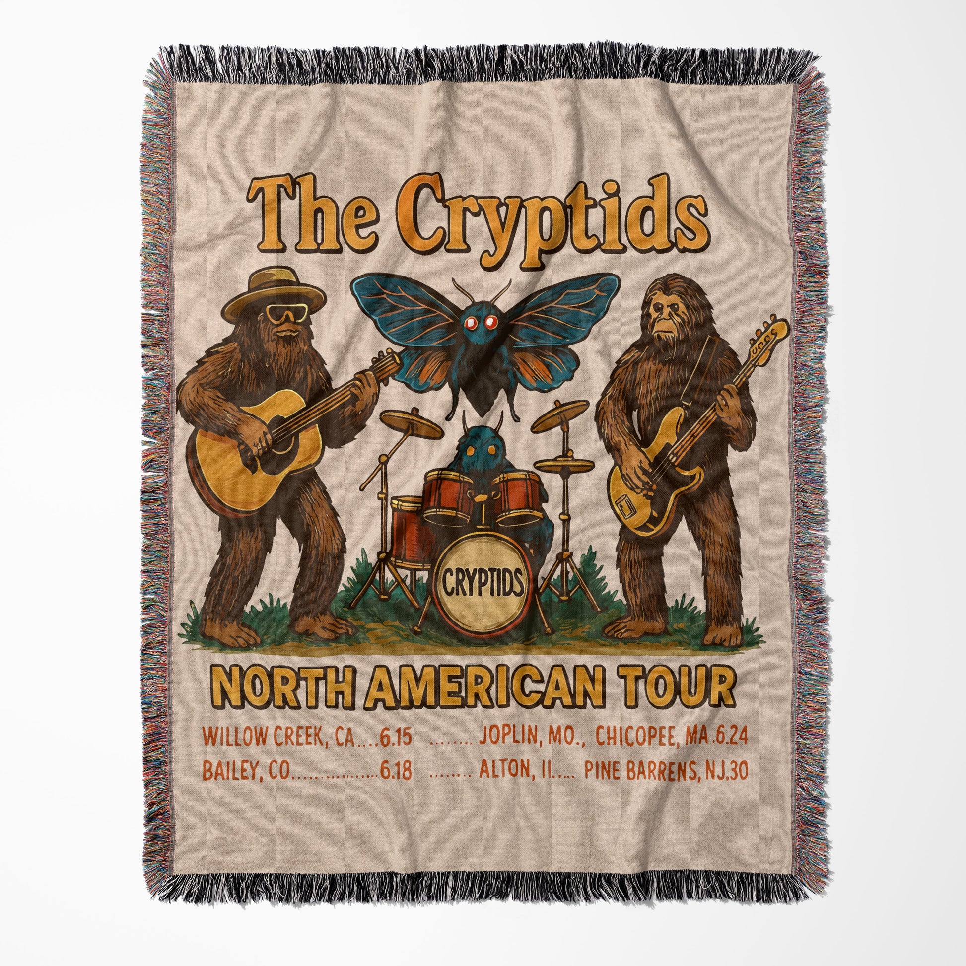 The Cryptids North American Tour Blanket product