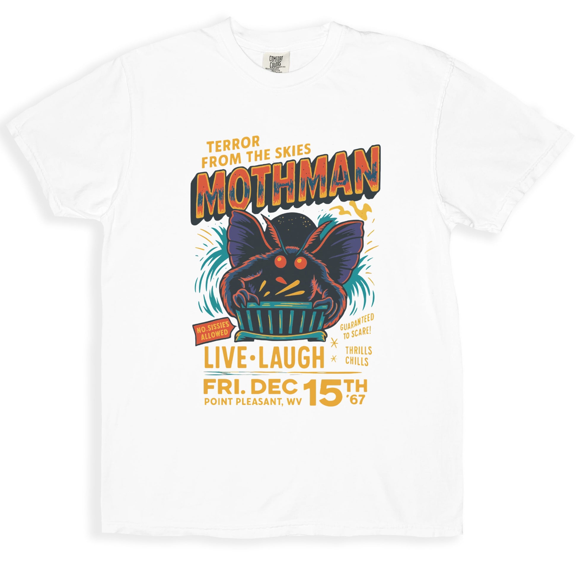 Mothman Live Laugh Terror From The Skies T-Shirt product type