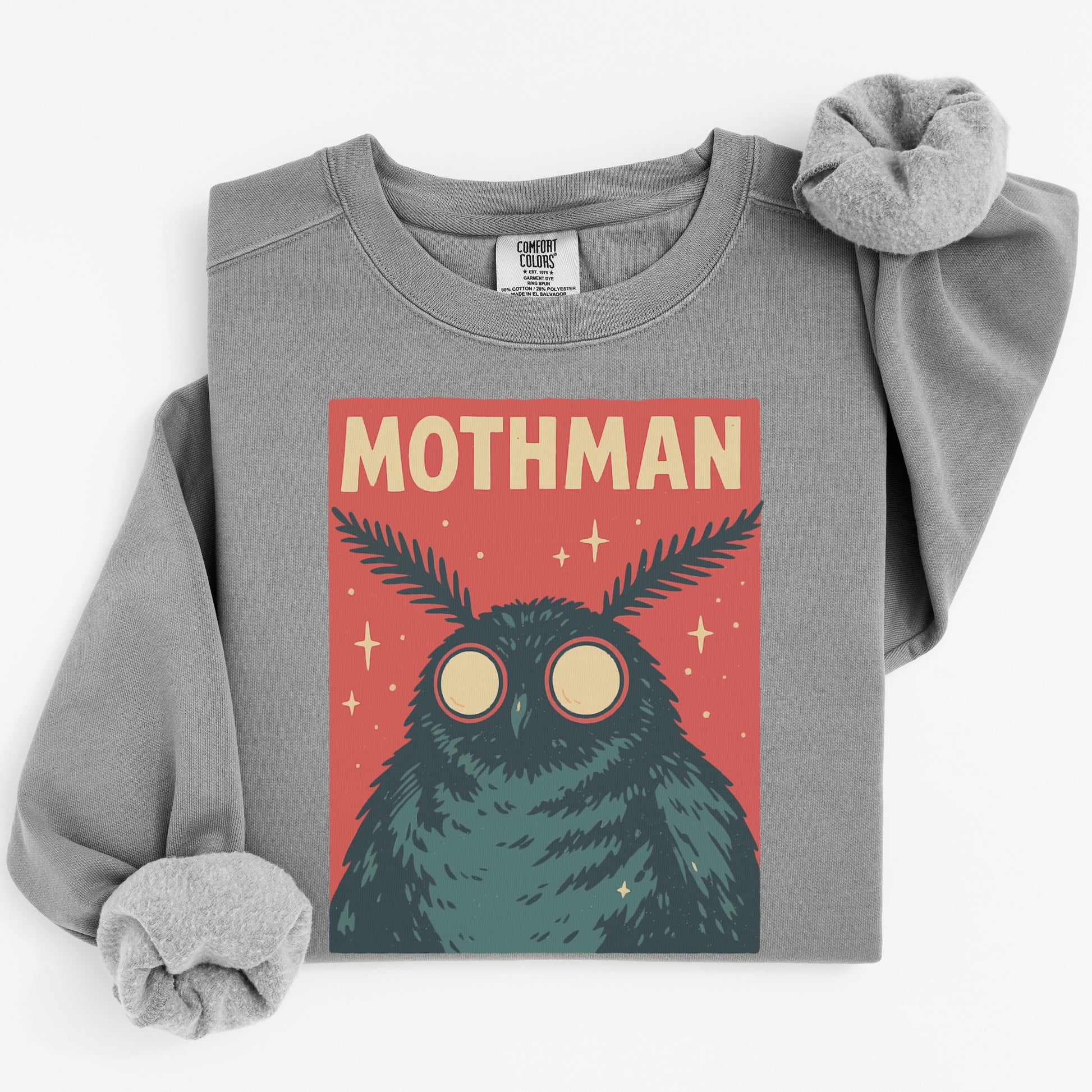 Mothman Graphic Sweatshirt with Unique Design product type