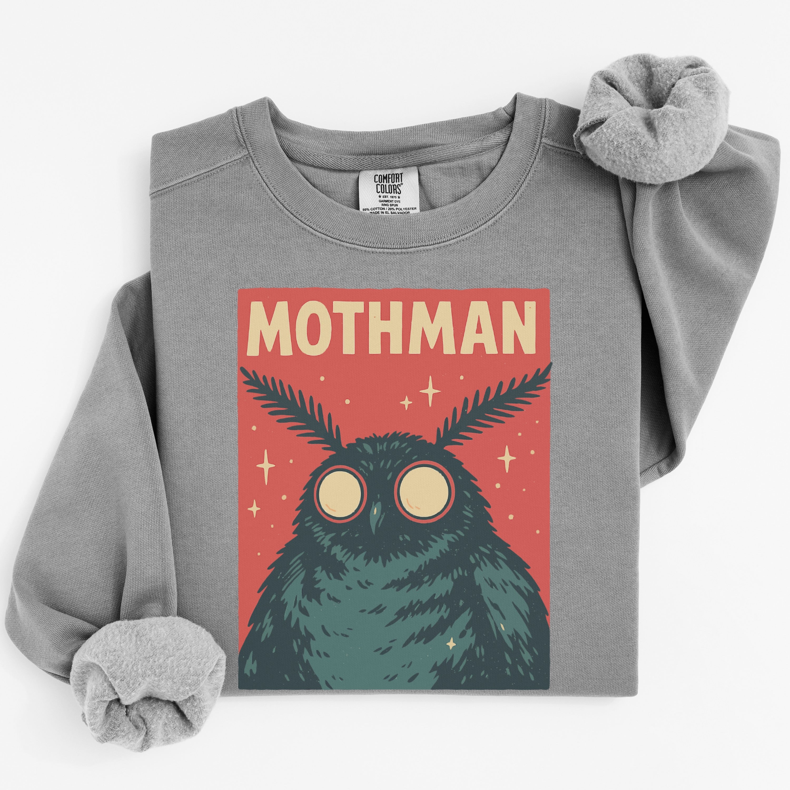 Mothman Graphic Sweatshirt with Unique Design product type