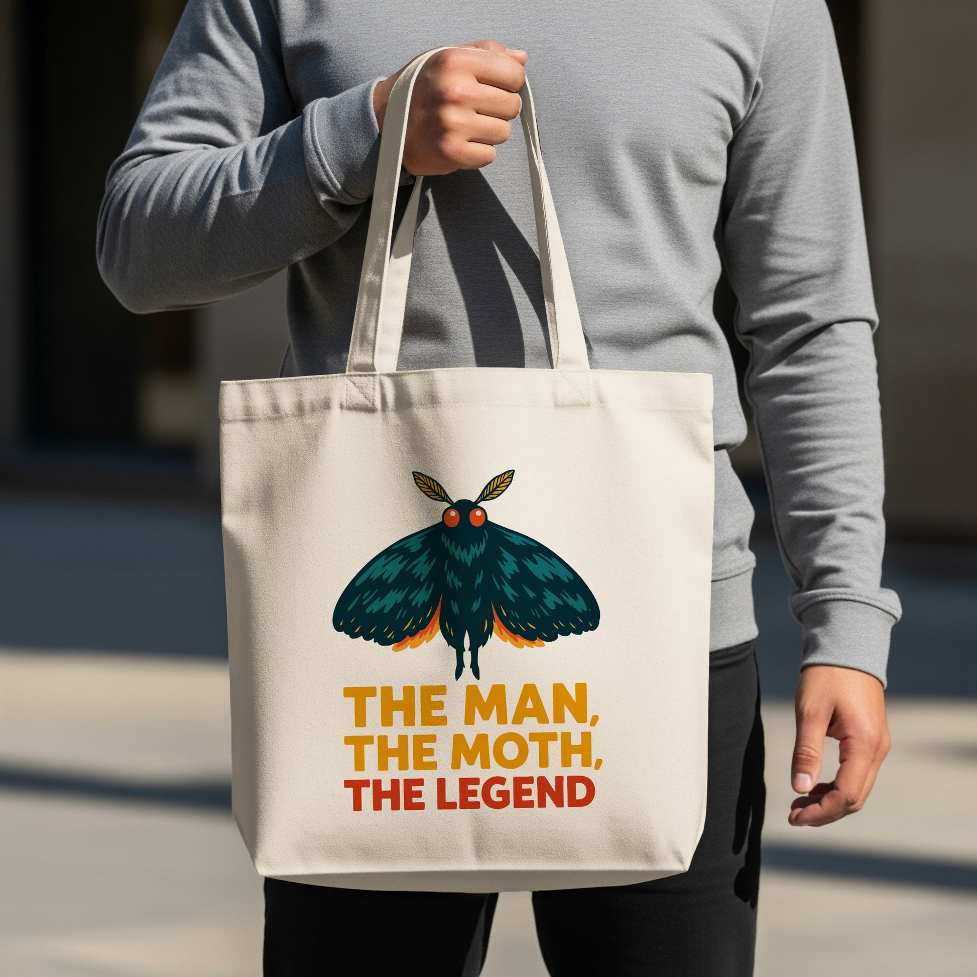 The Man The Moth The Legend Tote Bag product type