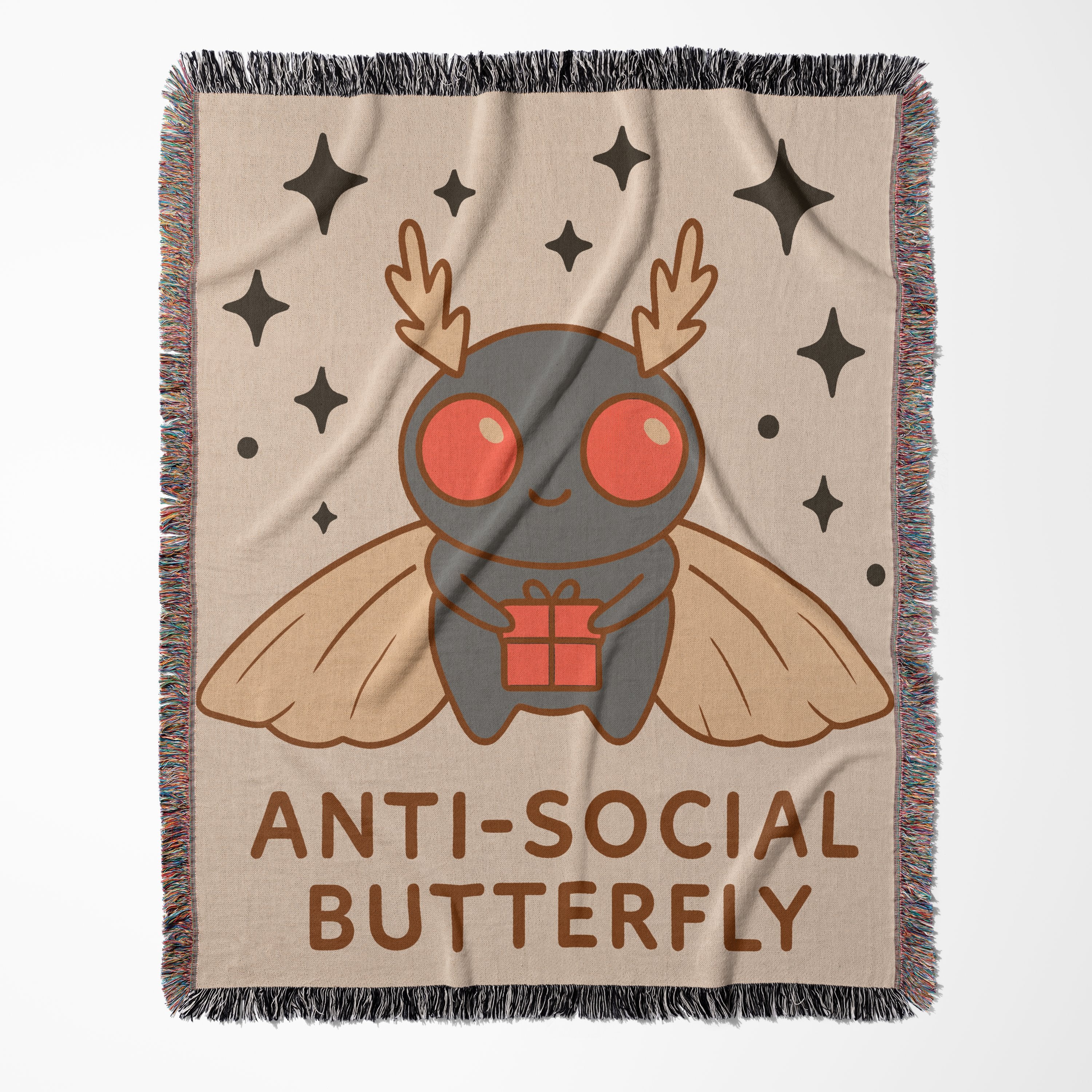 Anti-Social Butterfly Cute Gift Blanket product