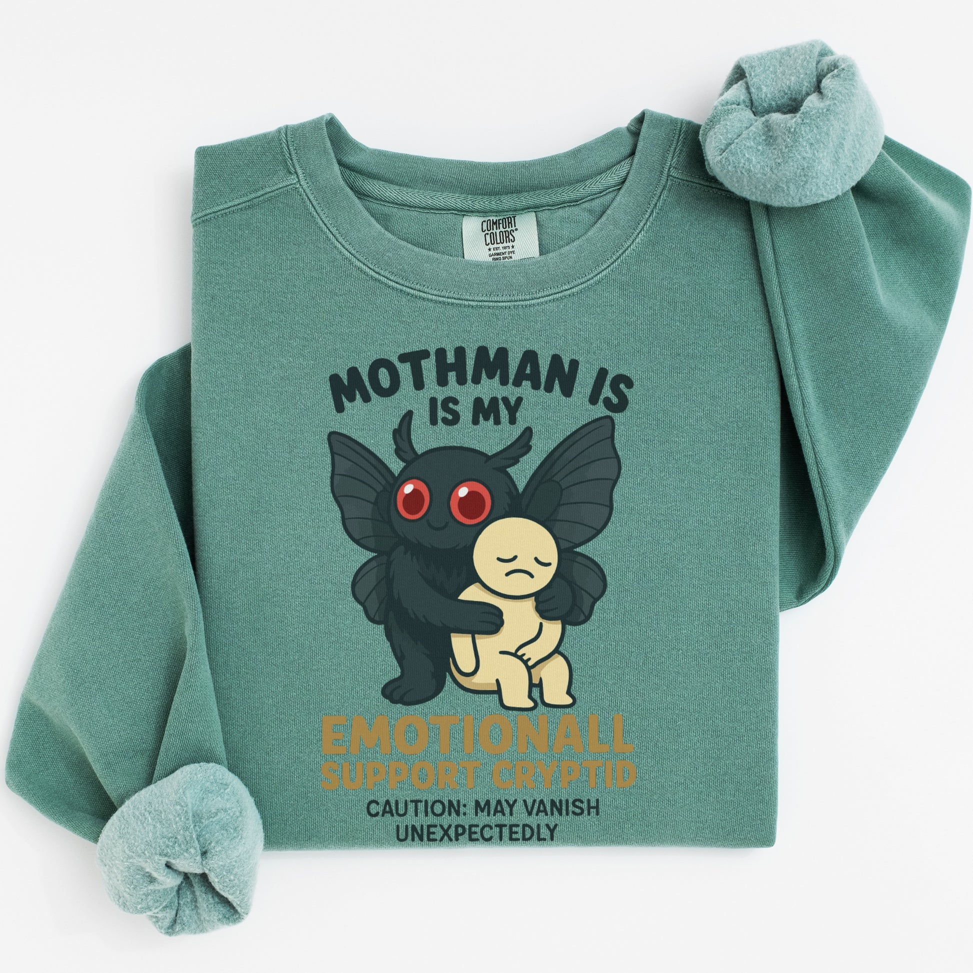 Mothman Emotional Support Cryptid Sweatshirt product