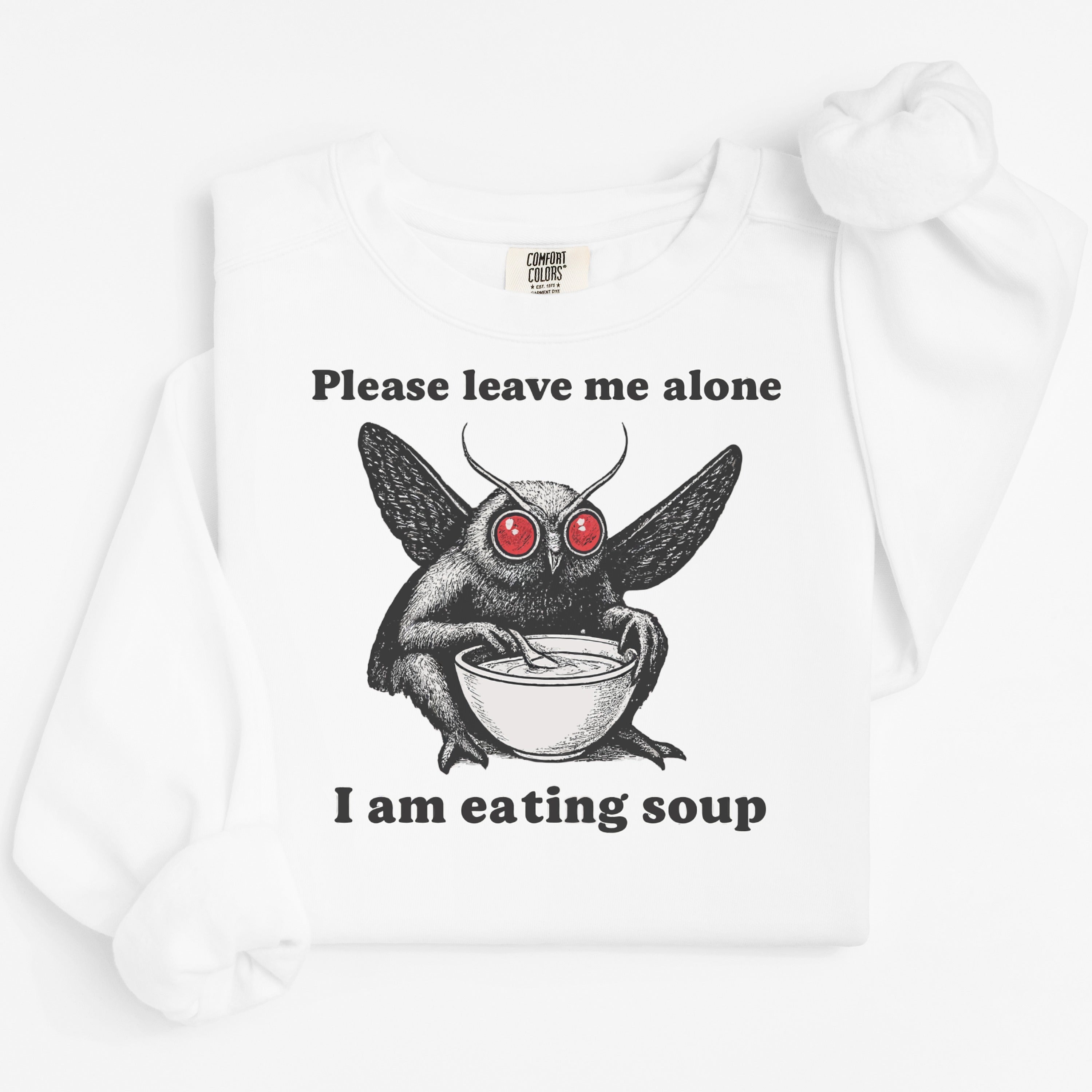 Please Leave Me Alone Eating Soup Shirt product