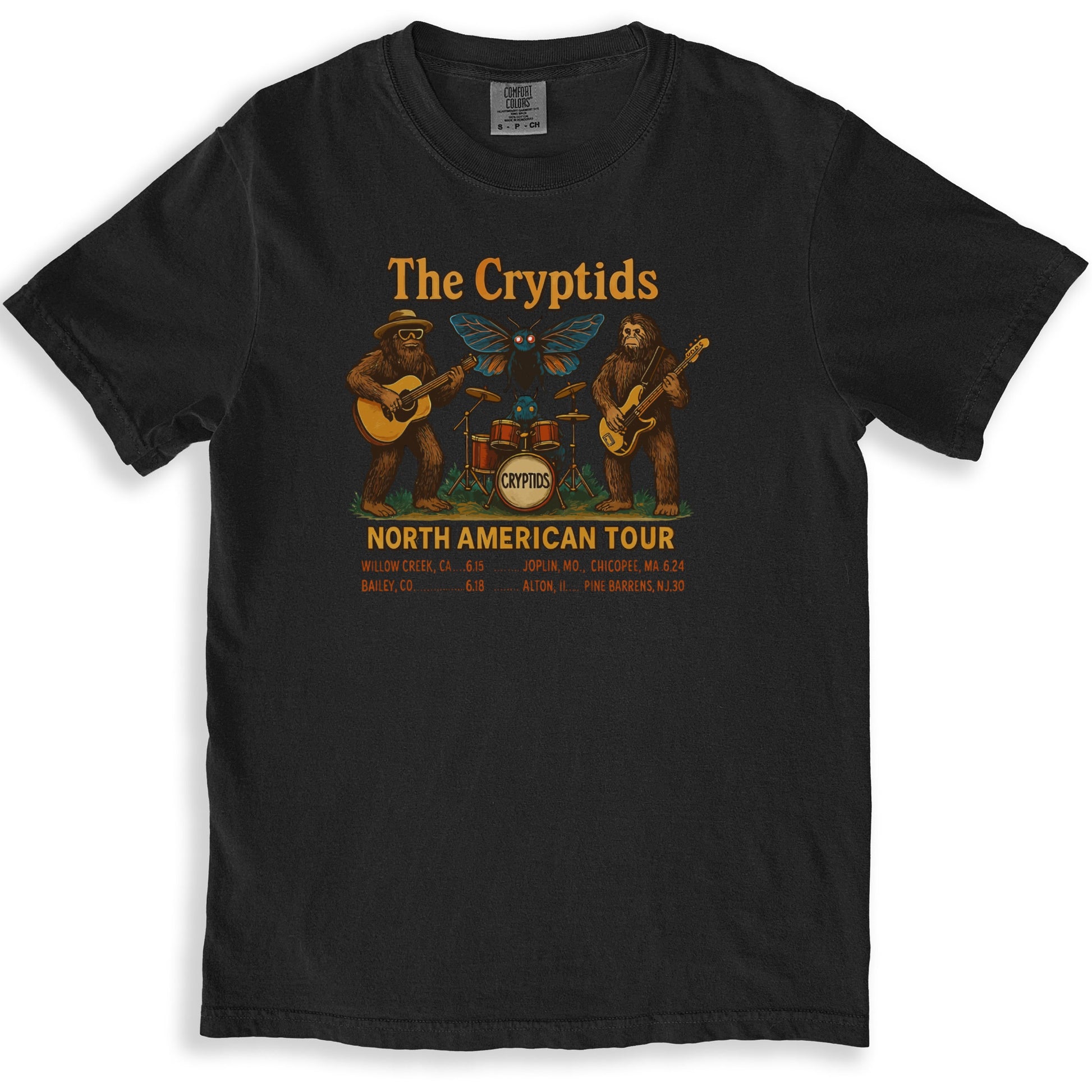 The Cryptids North American Tour Graphic T-Shirt product type