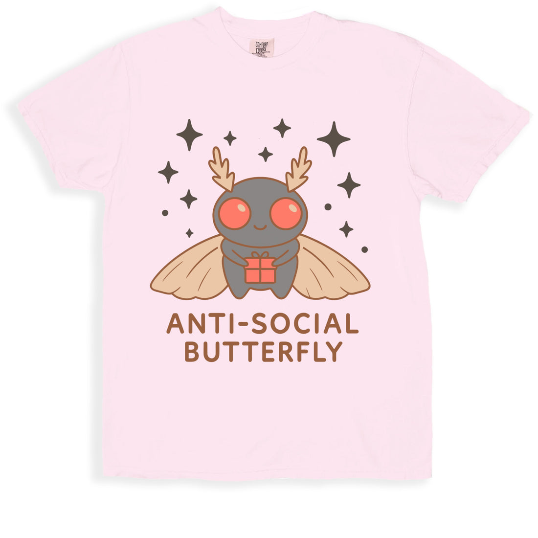 Anti-Social Butterfly Cute Novelty T-Shirt product