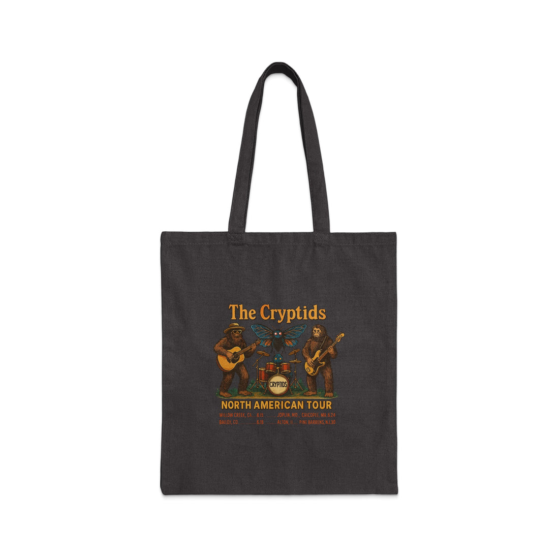 The Cryptids North American Tour Tote Bag product