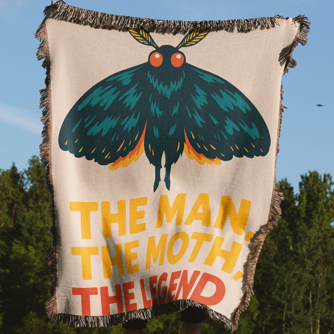The Man The Moth The Legend Unique Blanket product
