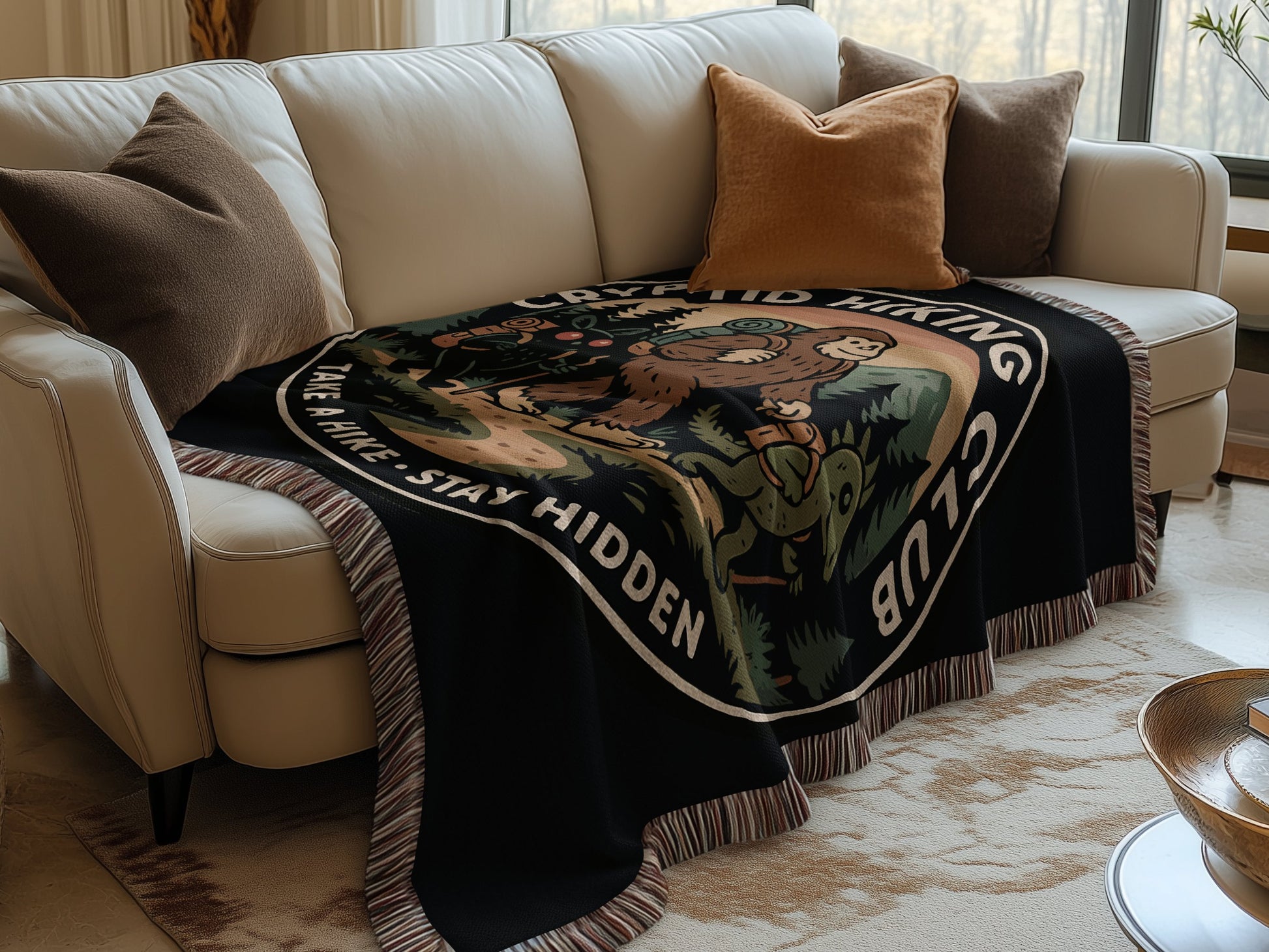Cozy Mythical Creatures Printed Club Blanket product type