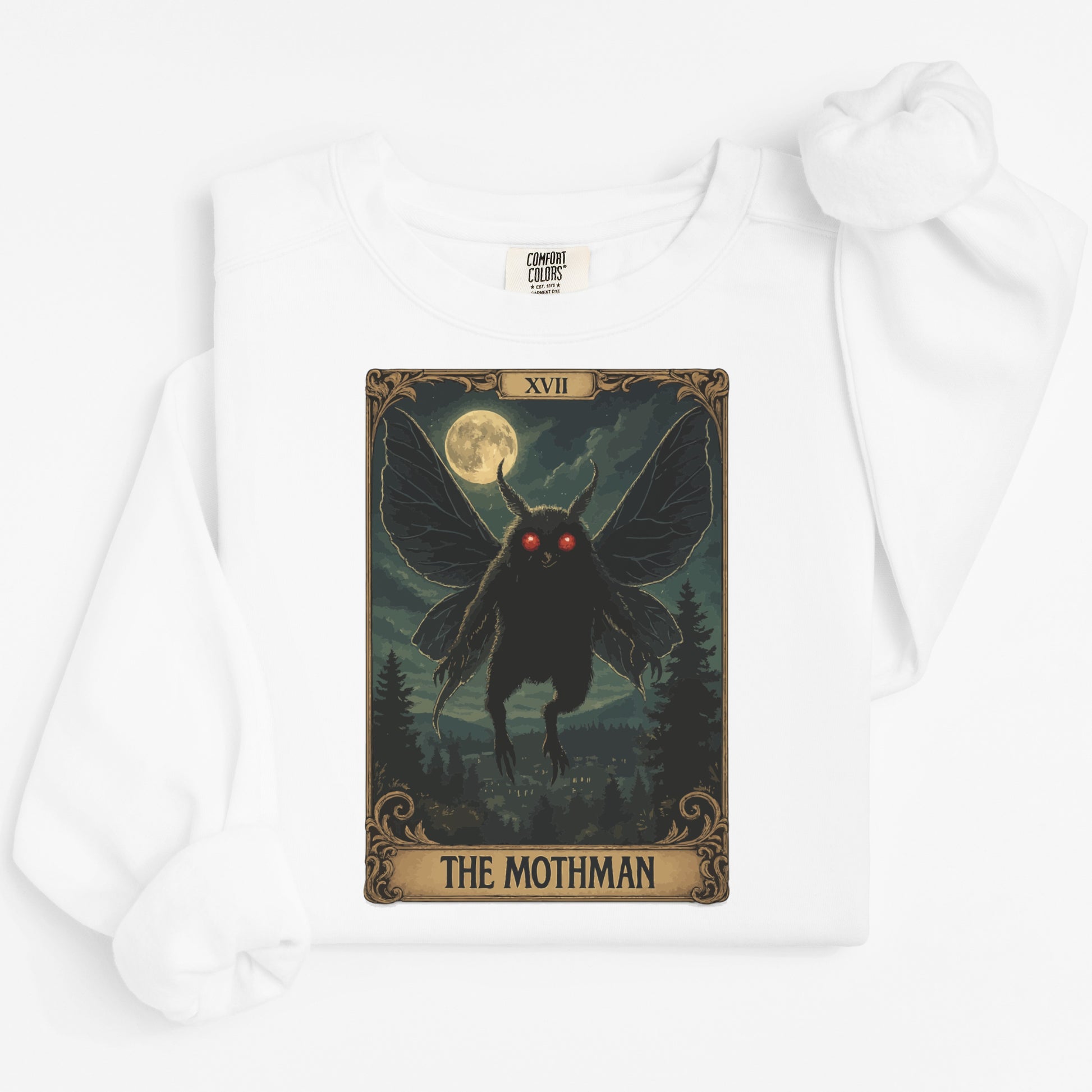 The Mothman Tarot Card Design Sweatshirt product