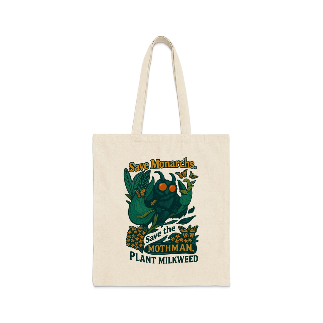 Save the Mothman Plant Milkweed Tote Bag product