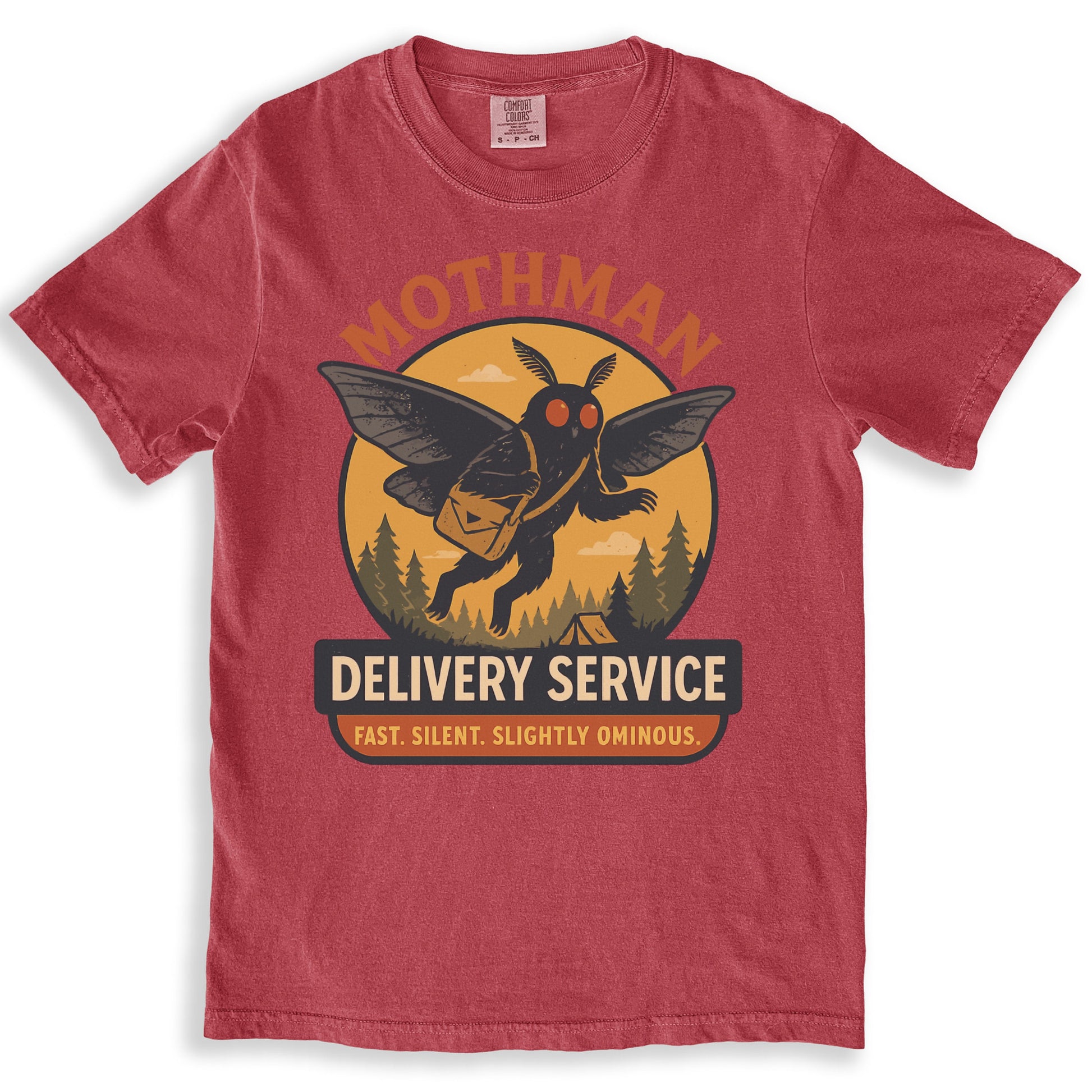 Mothman Delivery Service Fast Silent T-Shirt product type