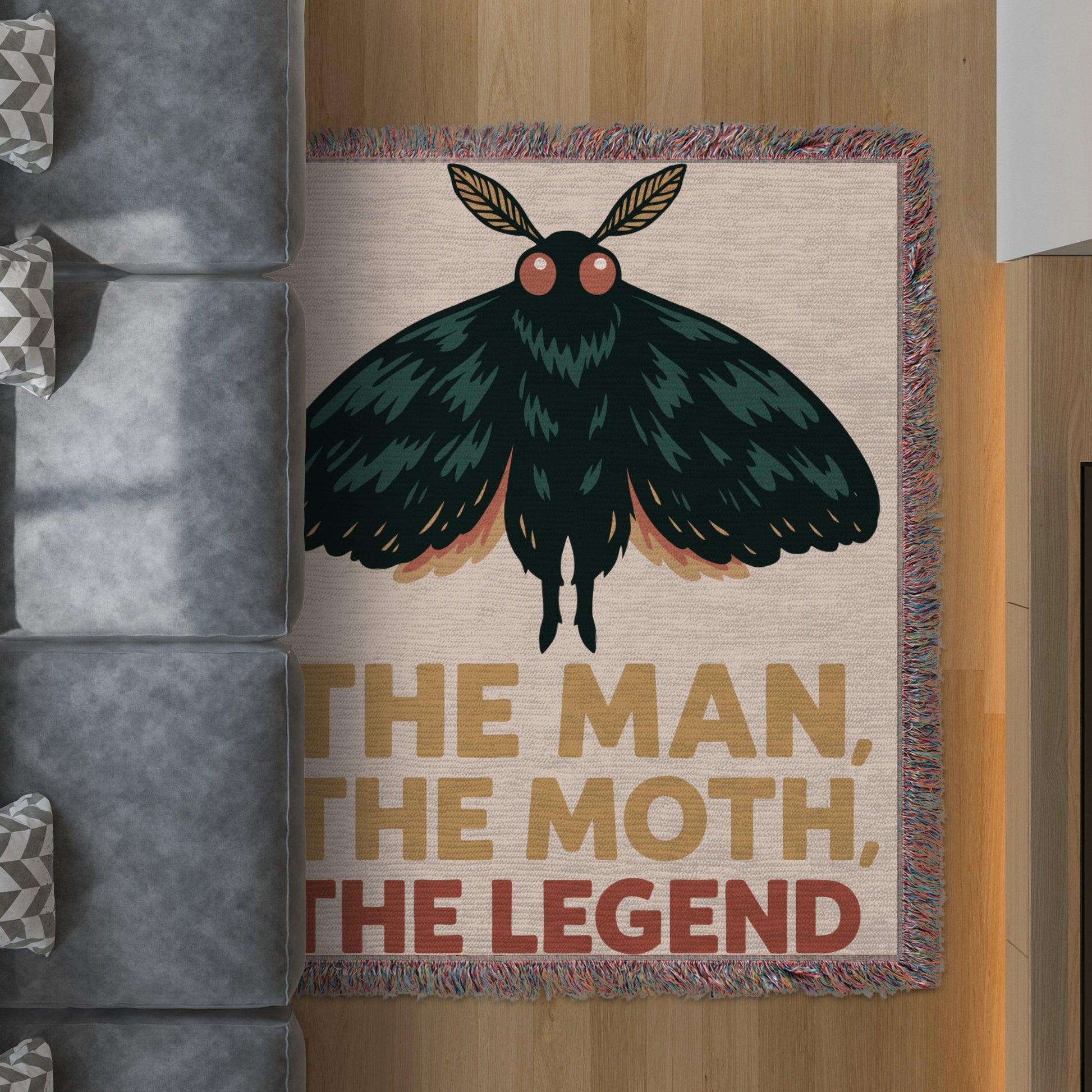 The Man The Moth The Legend Rug product type