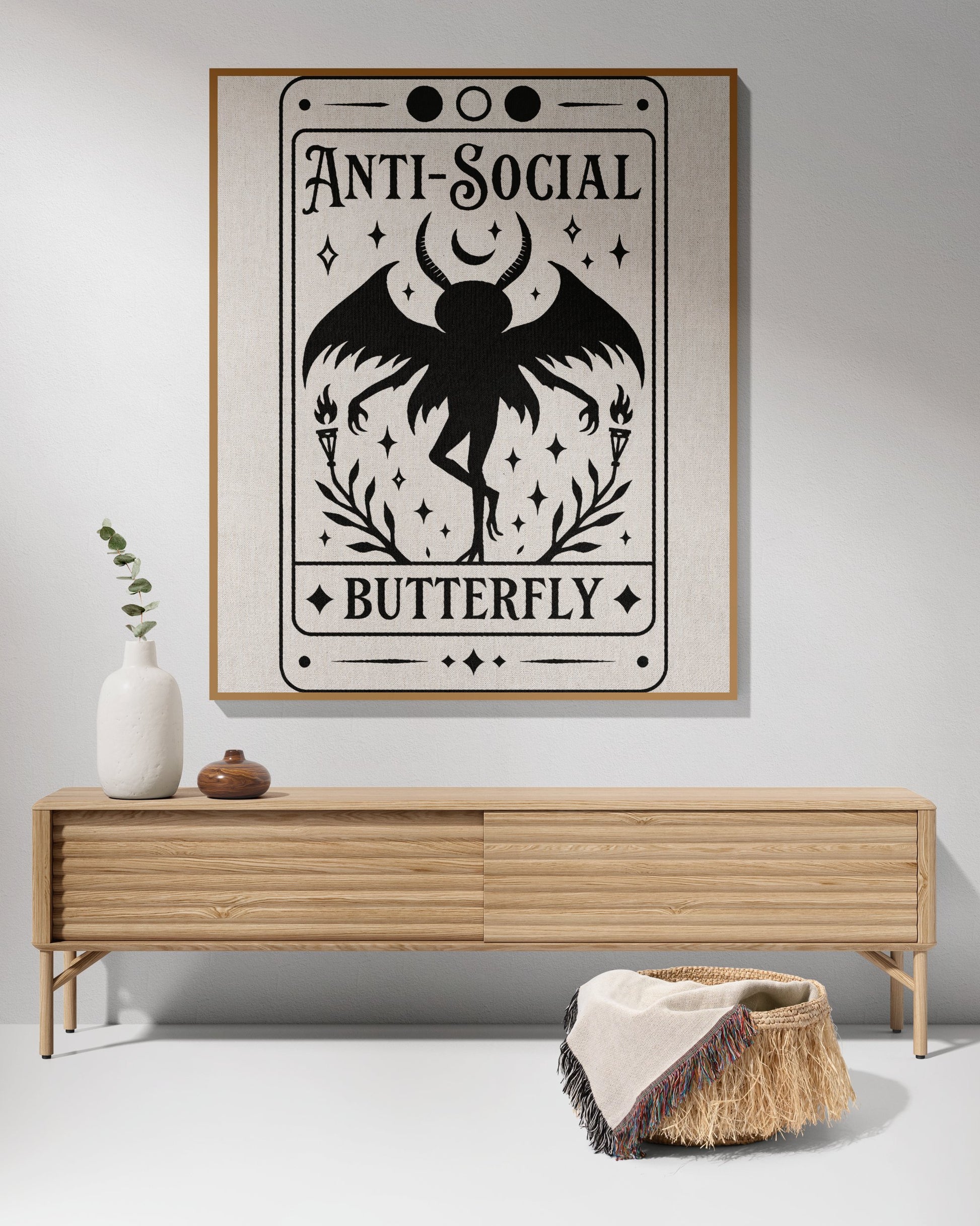 Anti-Social Butterfly Wall Art Product