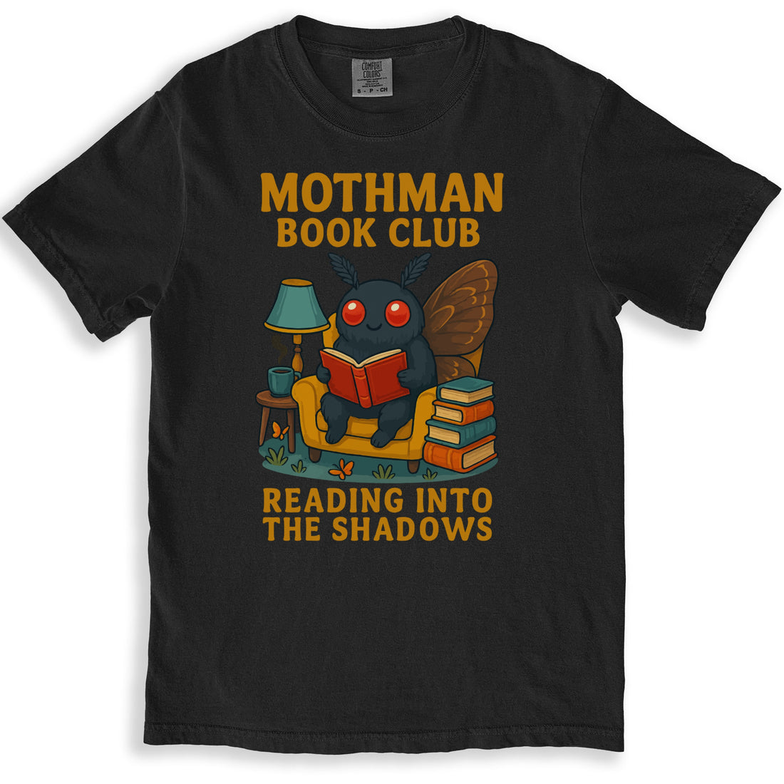 Mothman Book Club Reading Into The Shadows T-shirt product