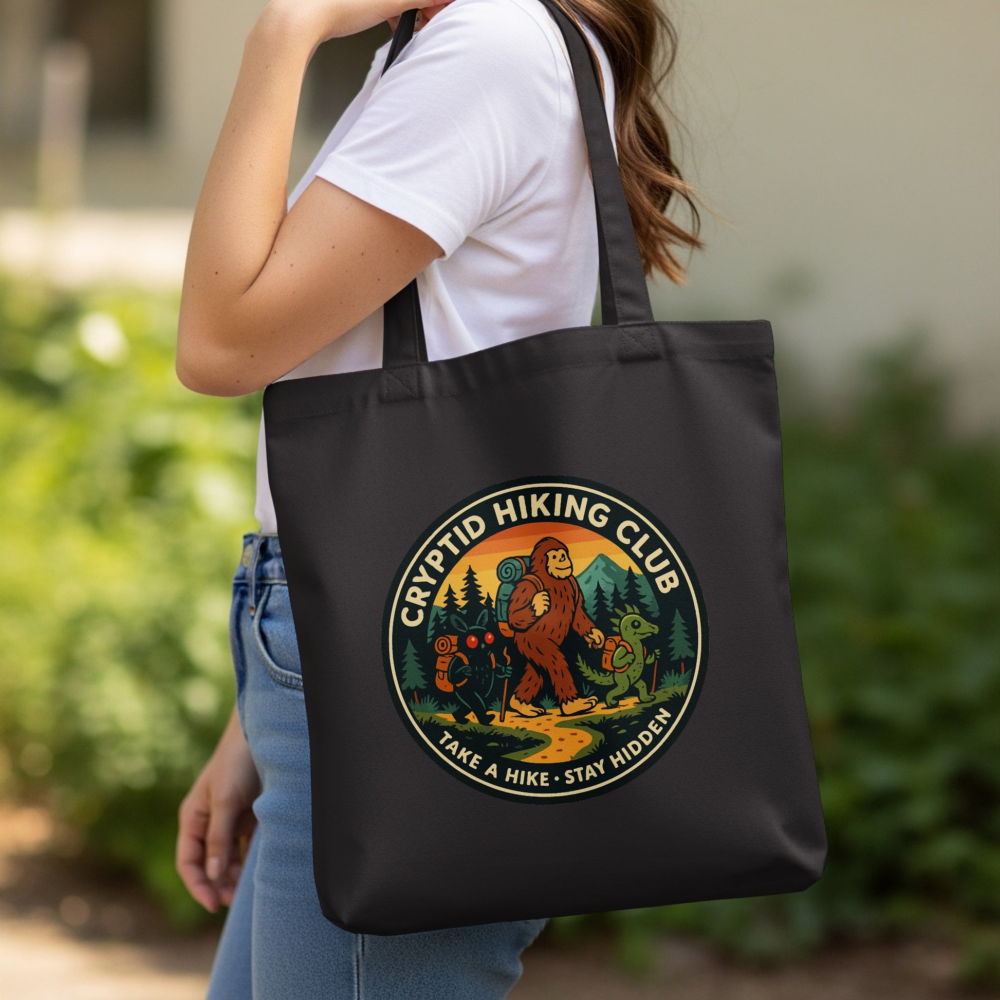 Cryptid Hiking Club Take A Hike Stay Hidden product type
