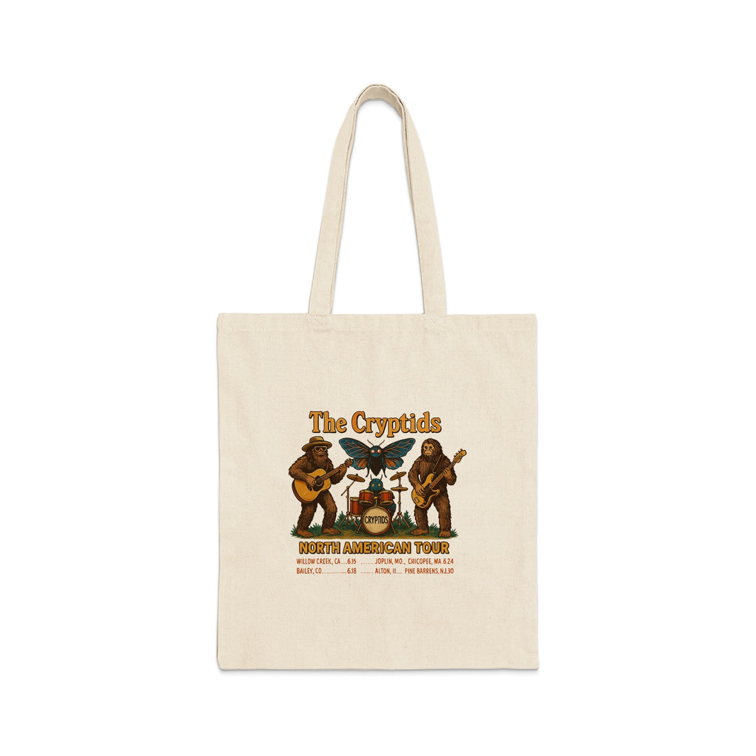 The Cryptids North American Tour Tote Bag product