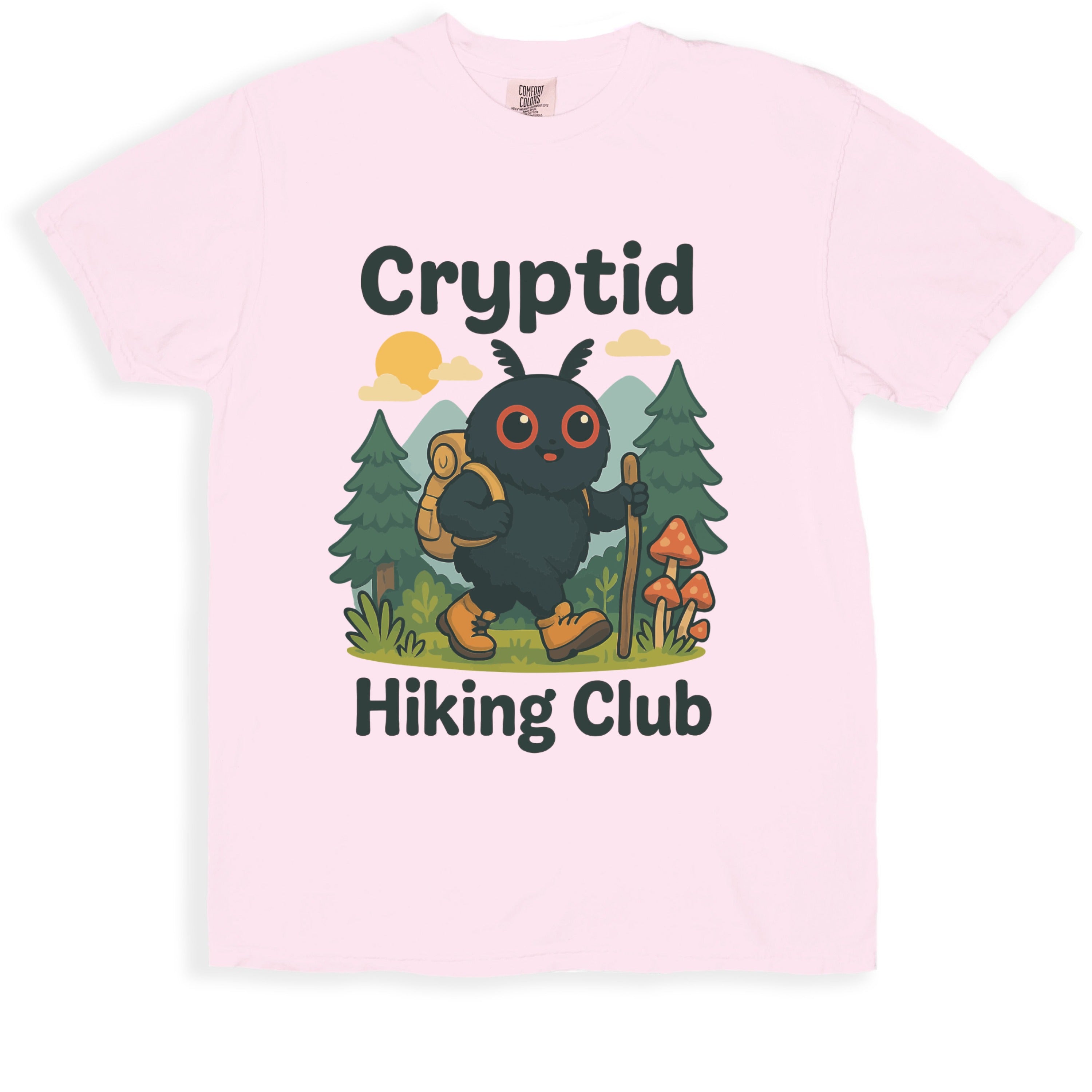Cryptid Hiking Club Illustrated T-Shirt product