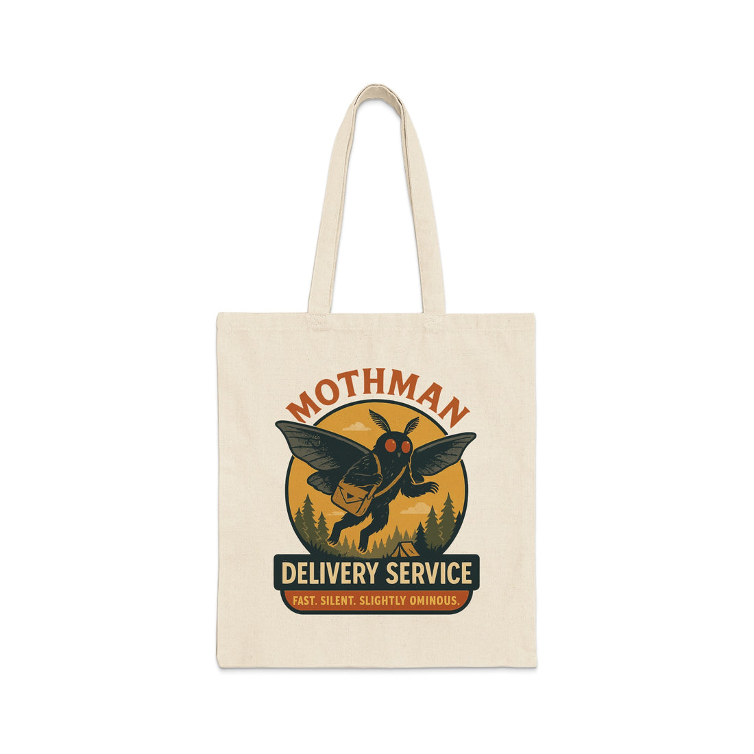 Mothman Delivery Service Fast Silent Tote Bag product