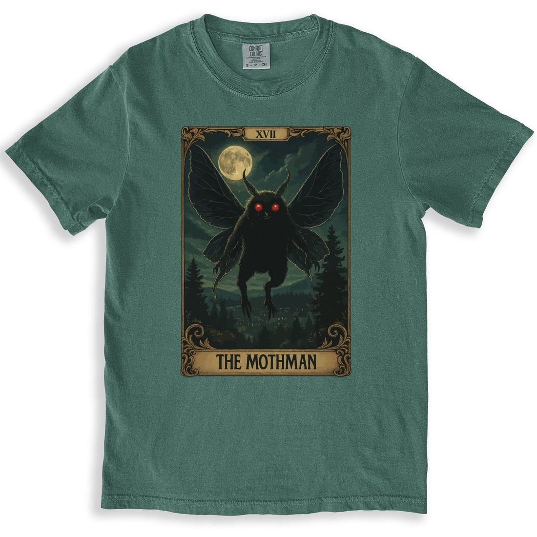 Vintage Style Illustrated Mothman Graphic T-Shirt product