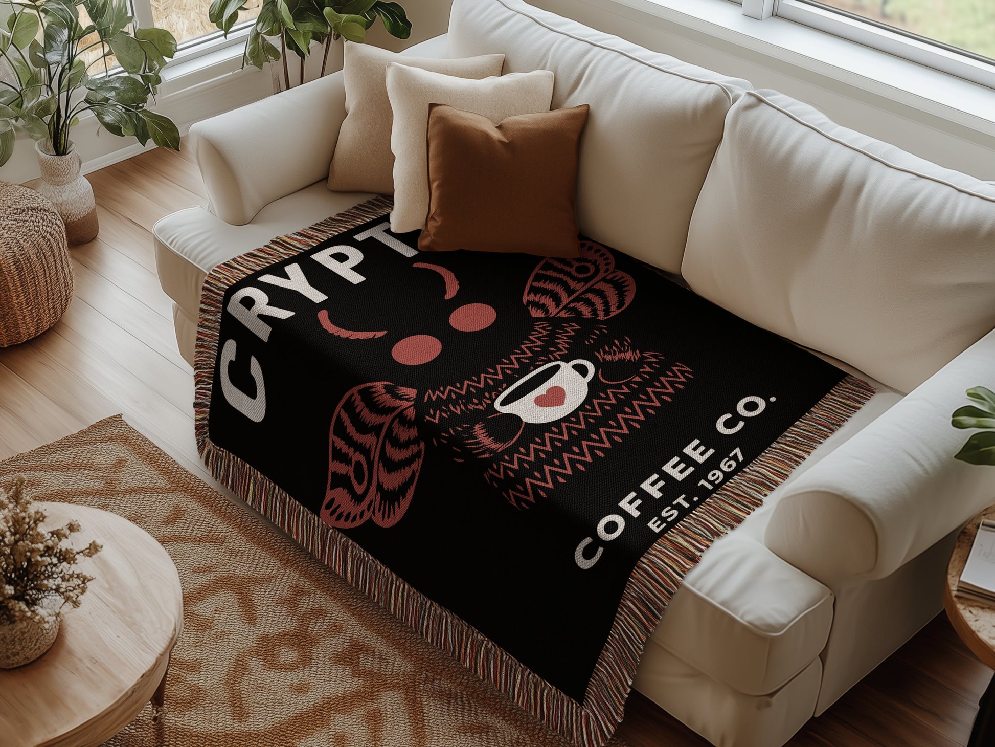Crypt Coffee Co Est 1967 Cozy Sofa Throw product