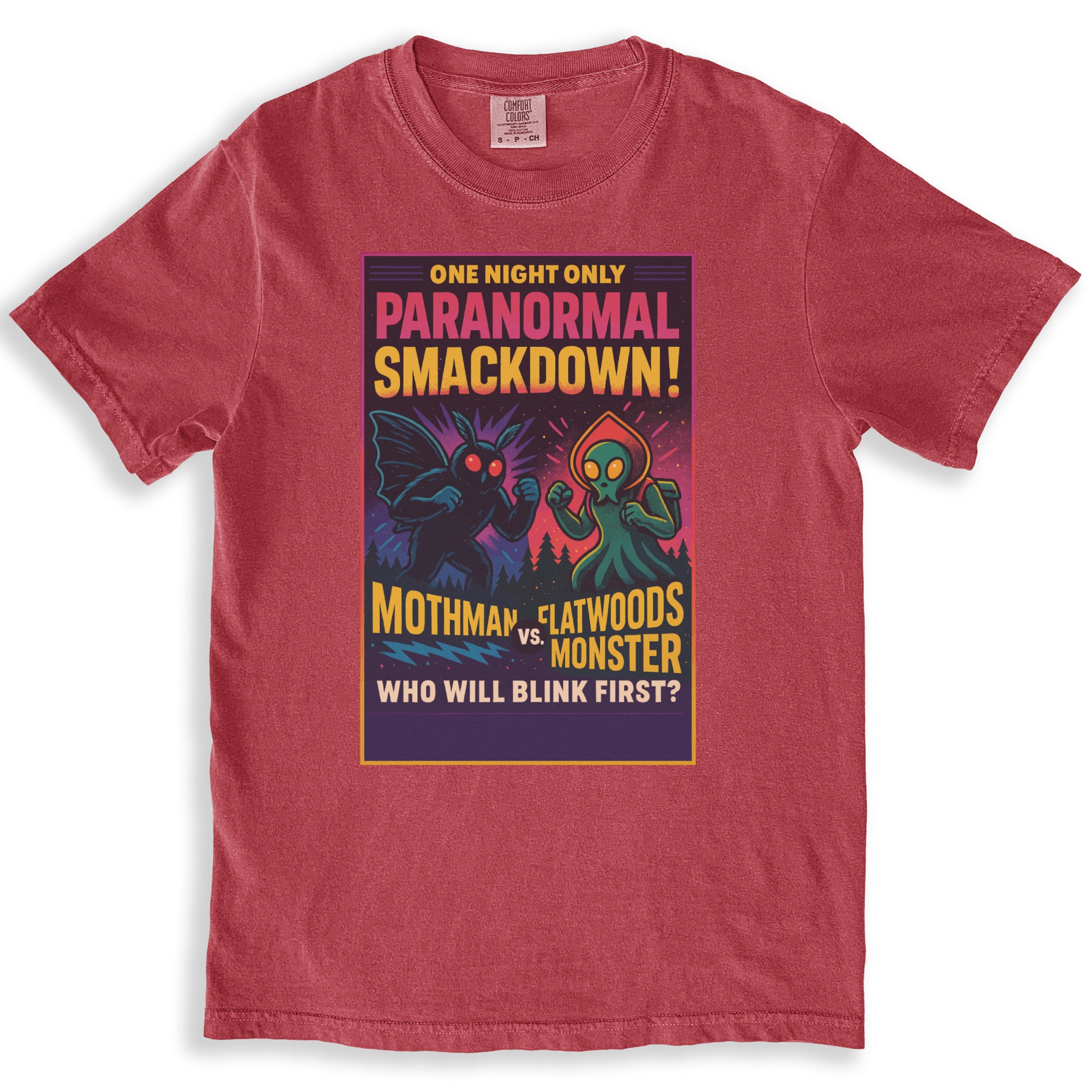 Paranormal Smackdown Mothman Flatwoods Monster shirt