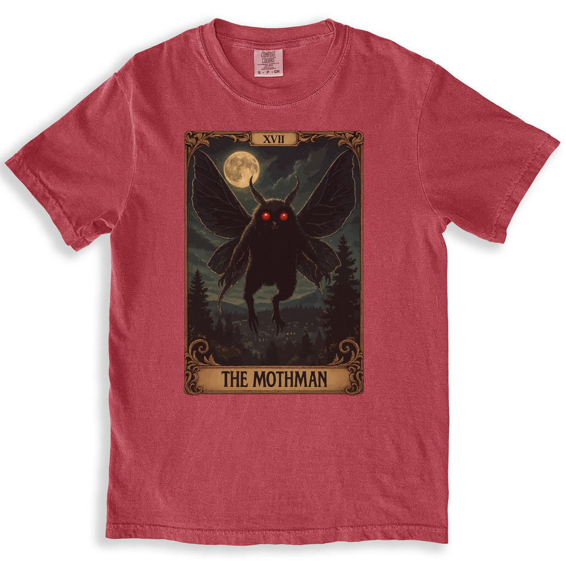 Vintage Style Illustrated Mothman Graphic T-Shirt product