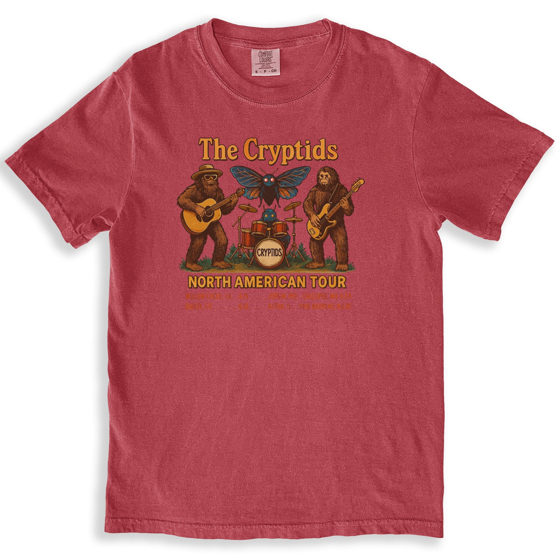 The Cryptids North American Tour T-Shirt product type