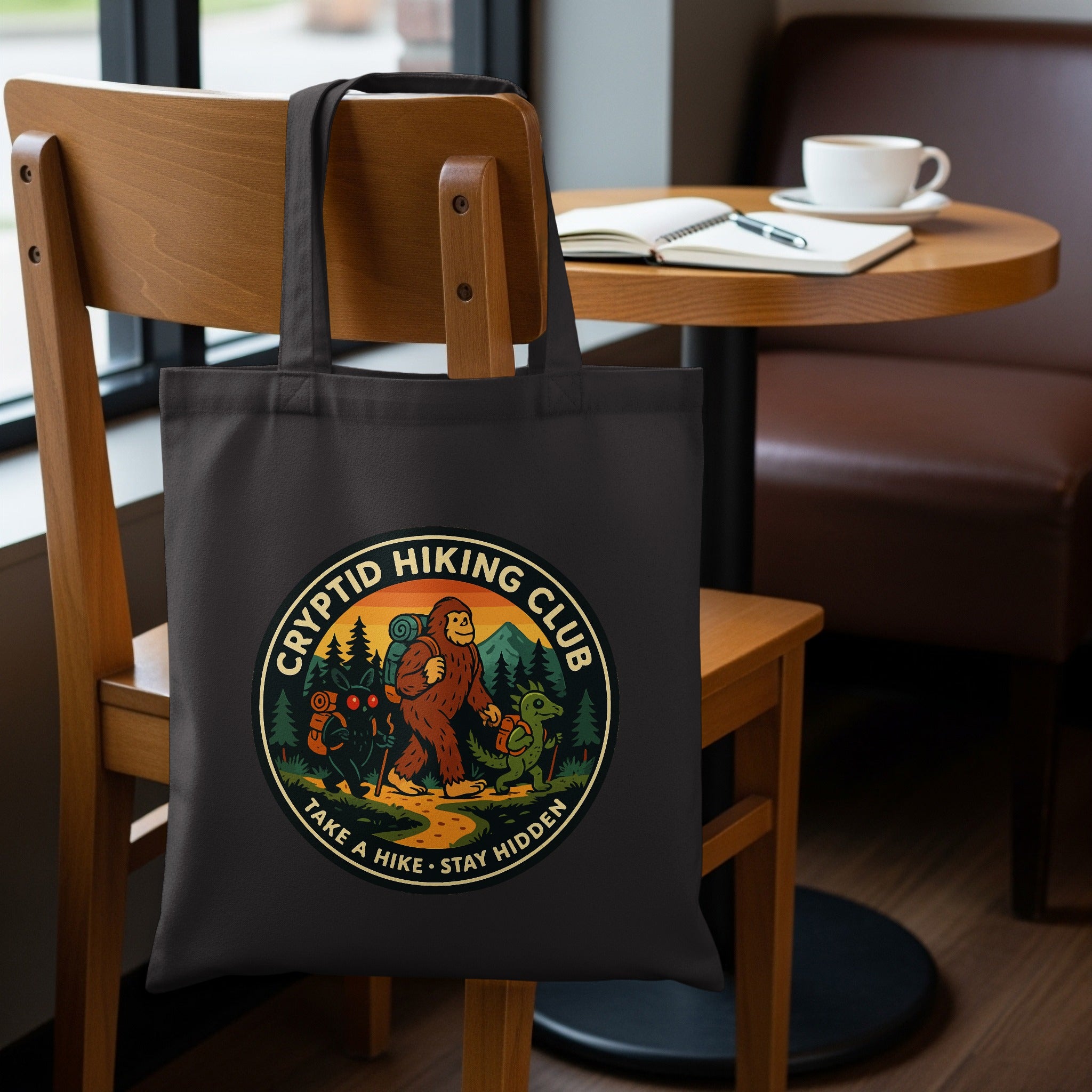 Cryptid Hiking Club Take a Hike Stay Hidden product type