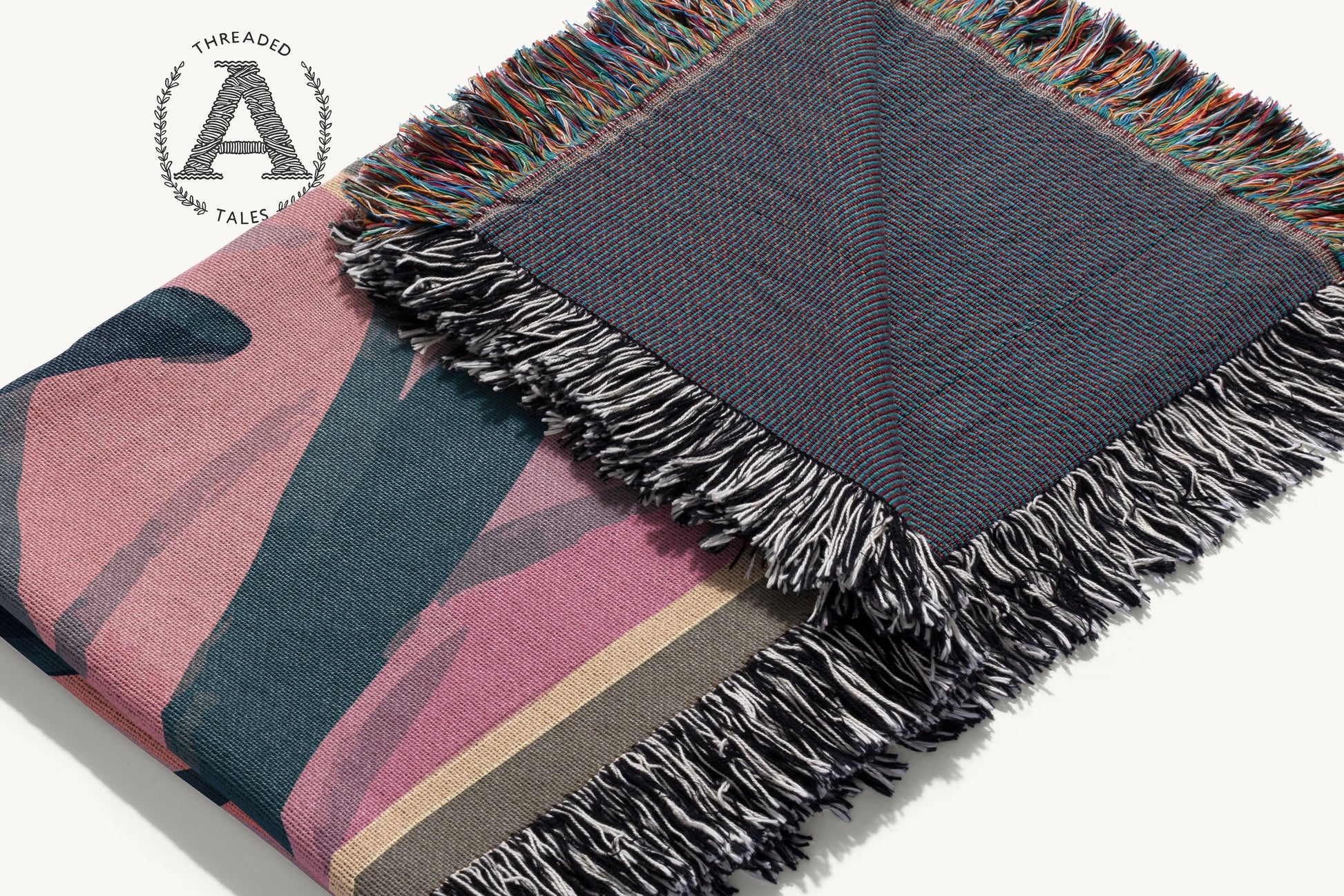 Cozy Colorful Fringed Throws for Stylish Home Decor product