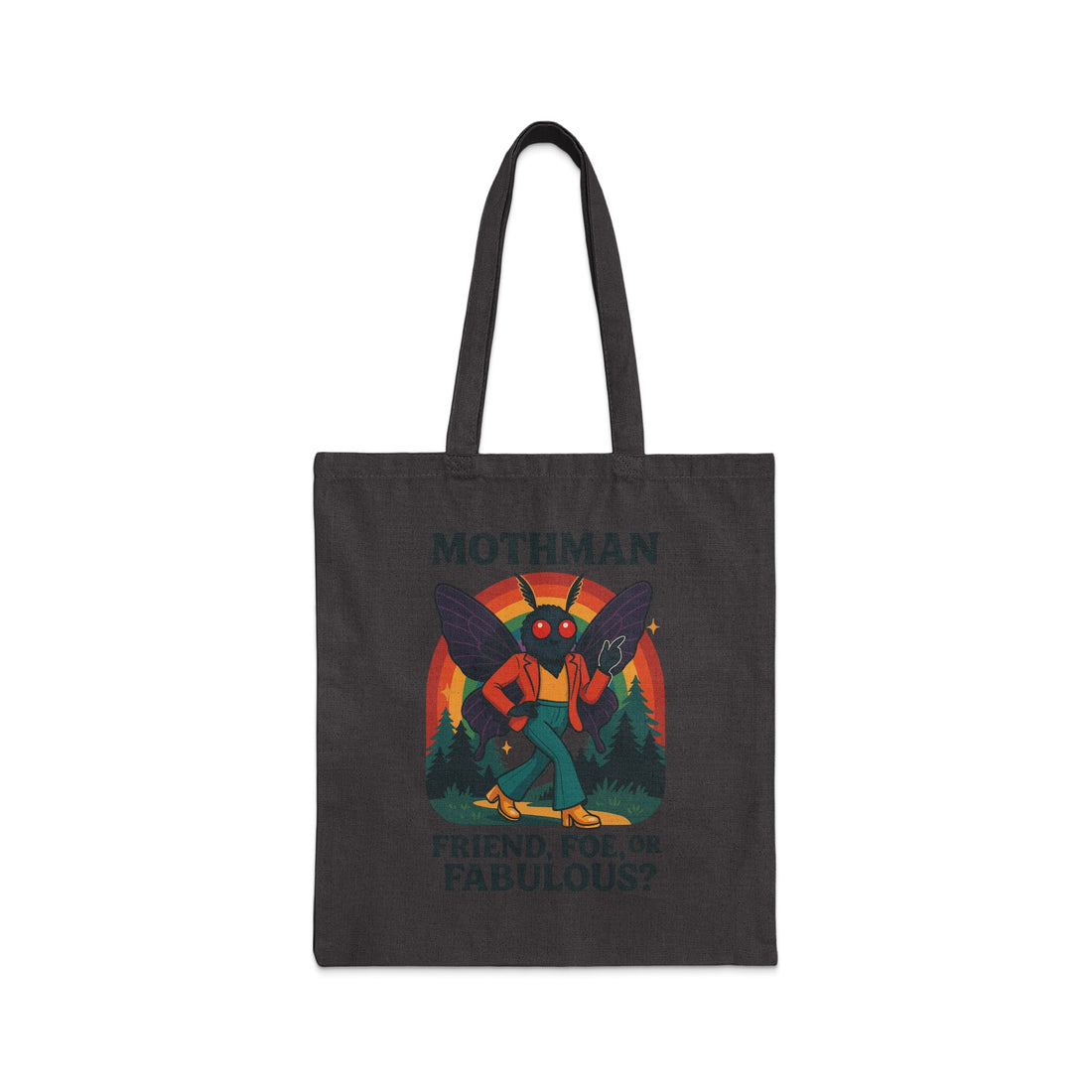 Mothman Friend Foe or Fabulous Tote Bag product type