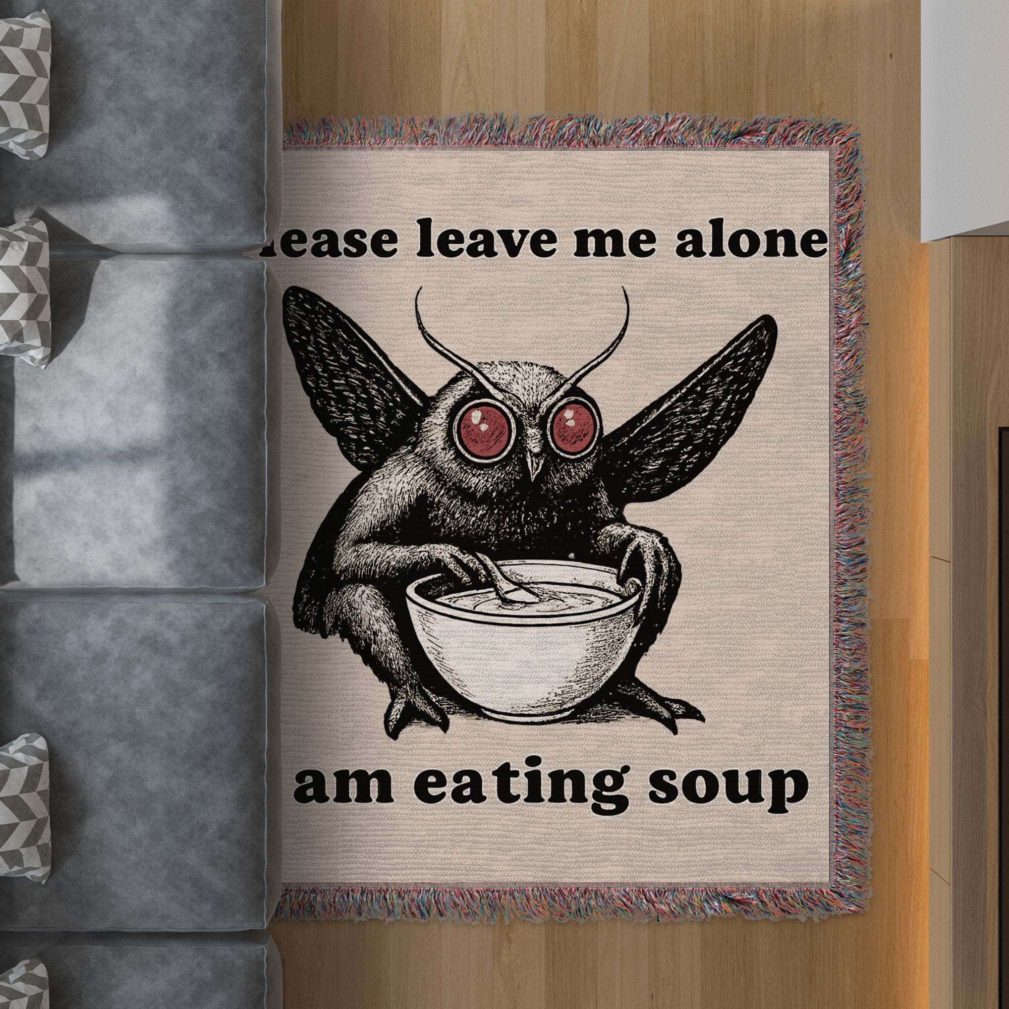 Please Leave Me Alone I Am Eating Soup Product Rug