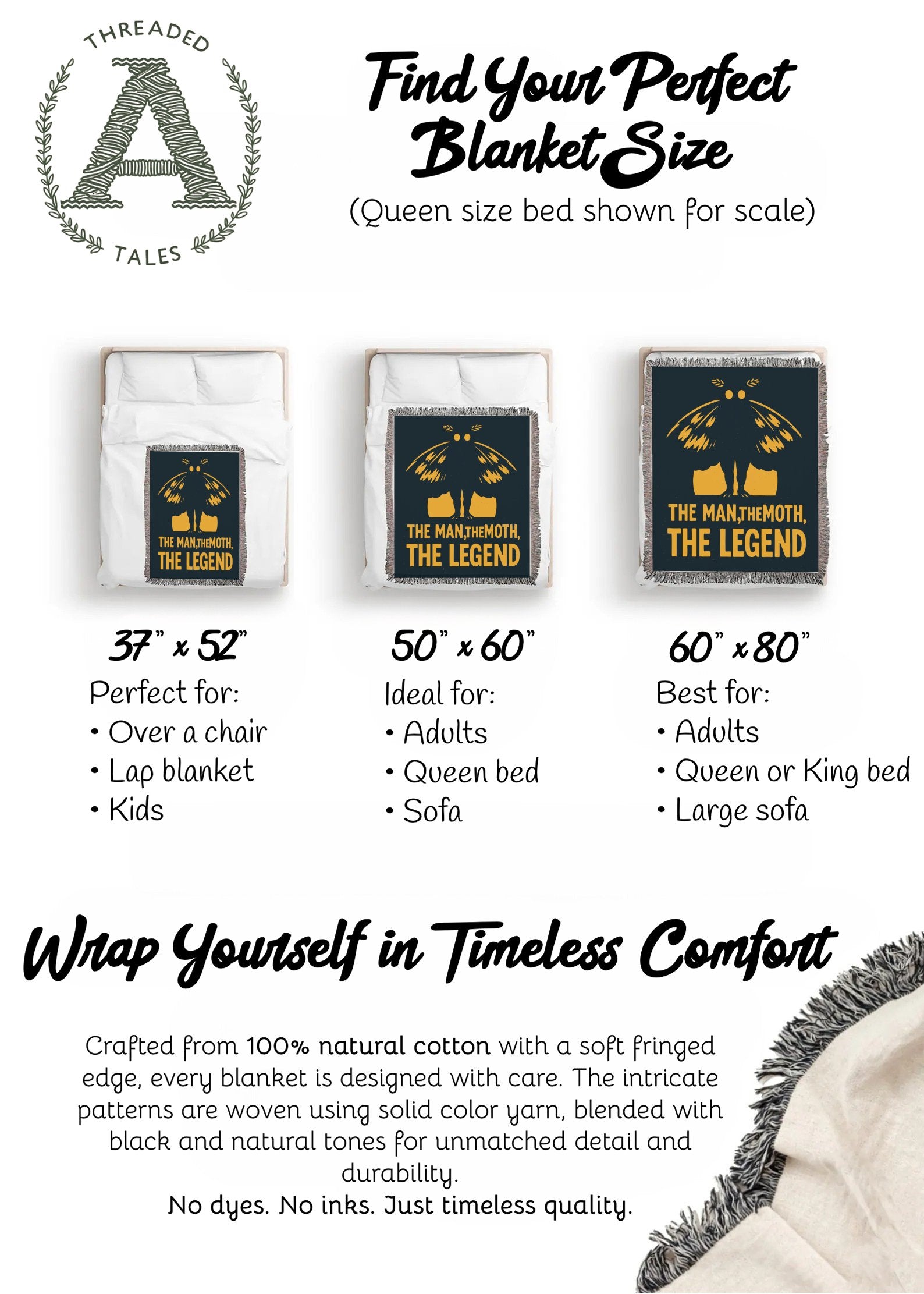 Find Your Perfect Blanket Size Plush Blanket product