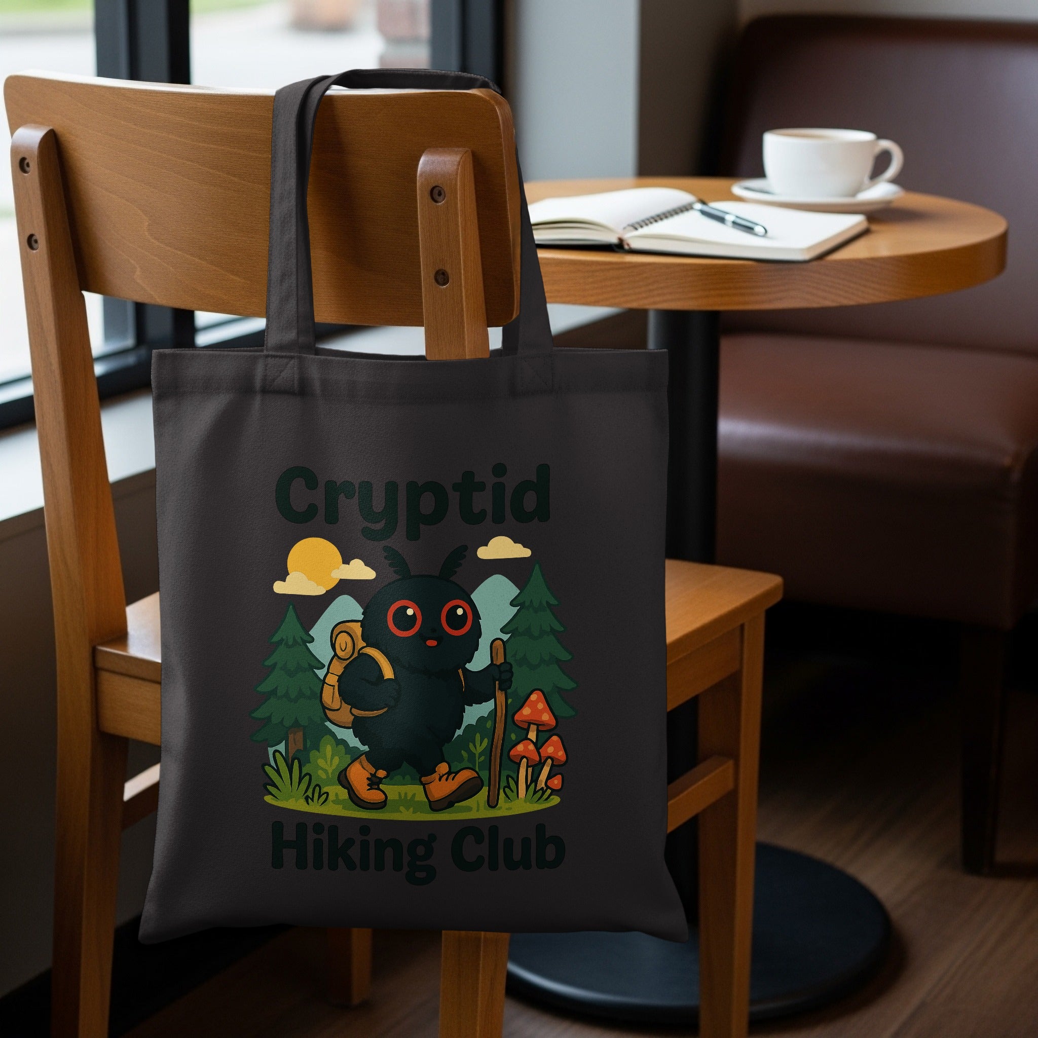 Cryptid Hiking Club Illustrated Tote Bag product