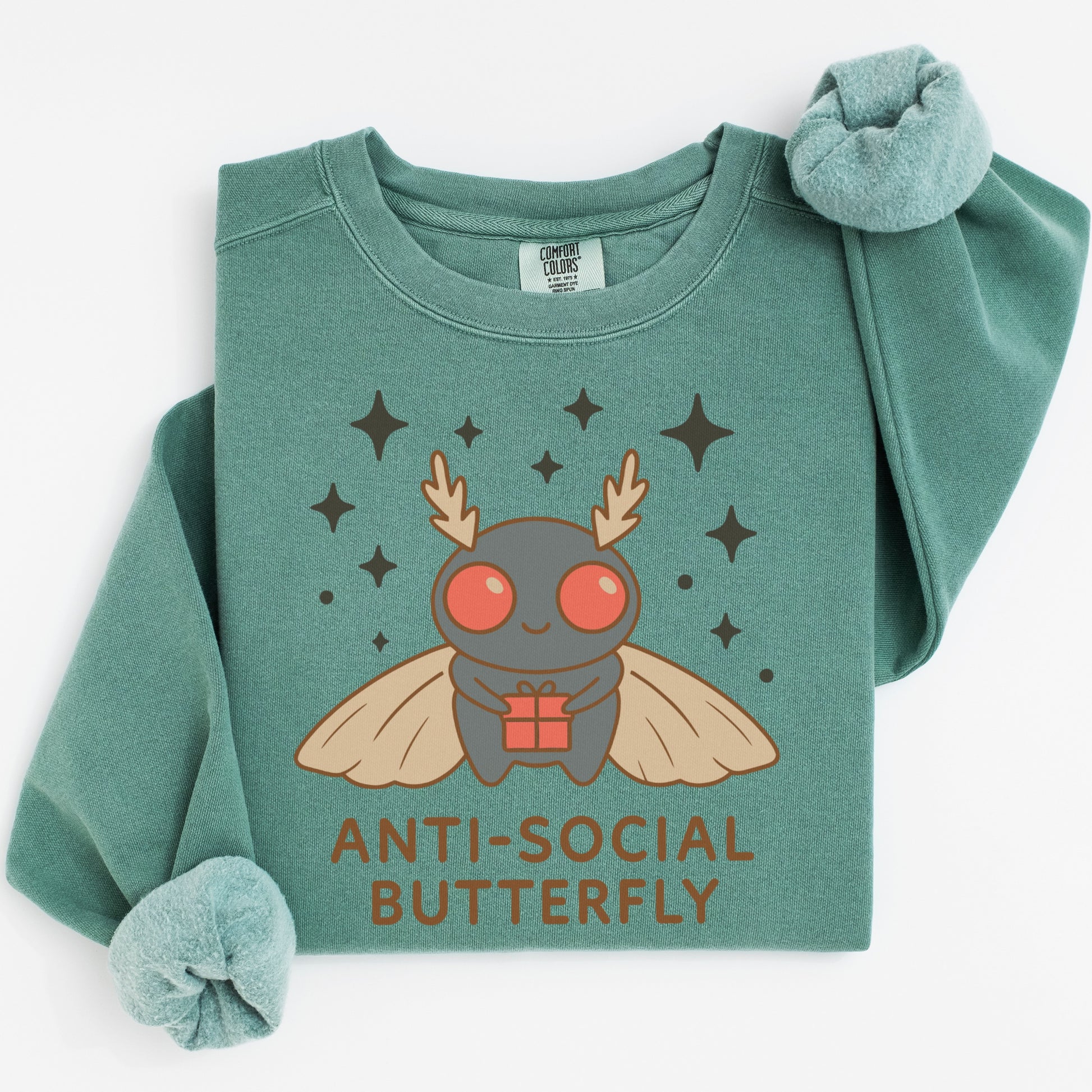 Anti Social Butterfly Cute Graphic Sweatshirt product