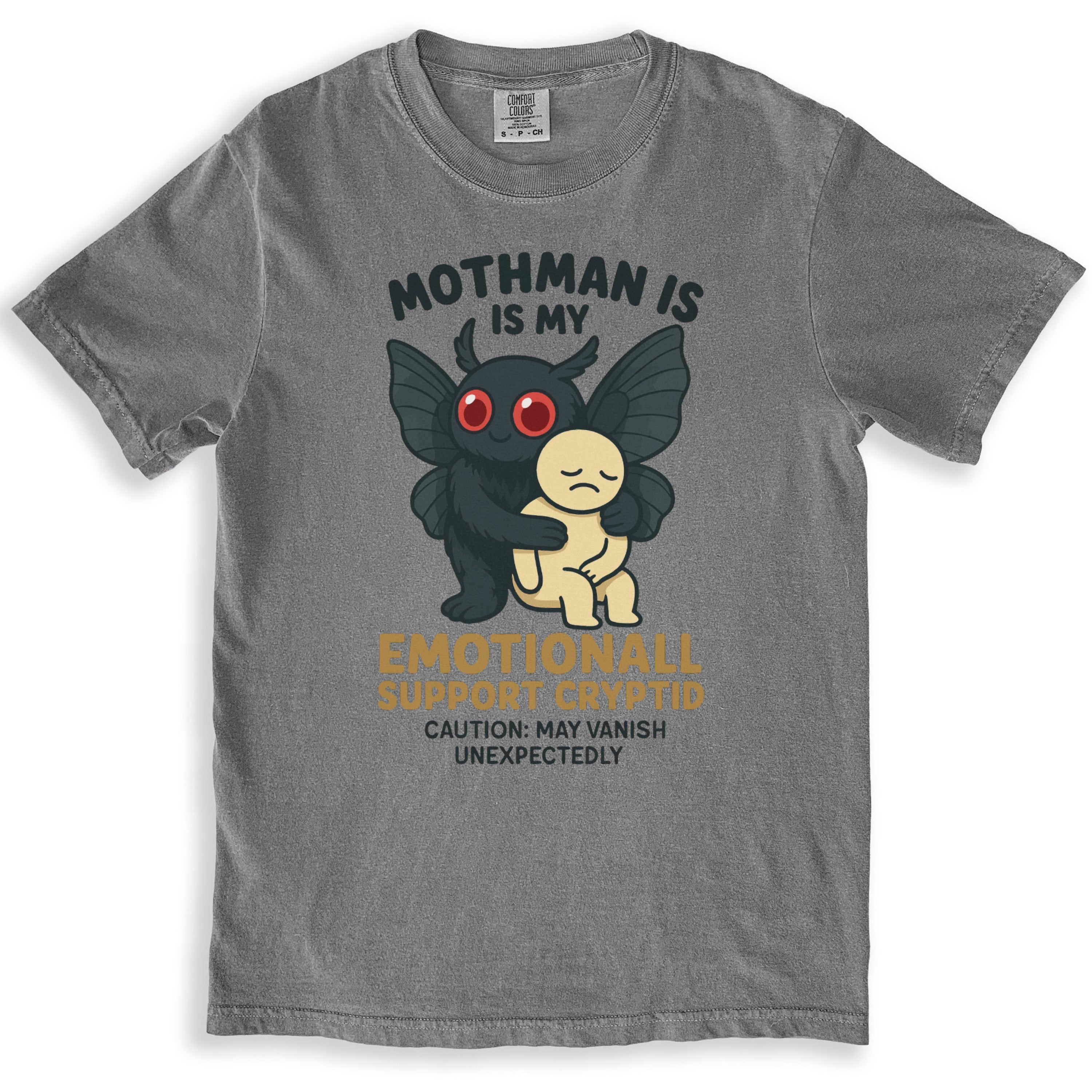 Mothman Is My Emotional Support Cryptid T-Shirt Product