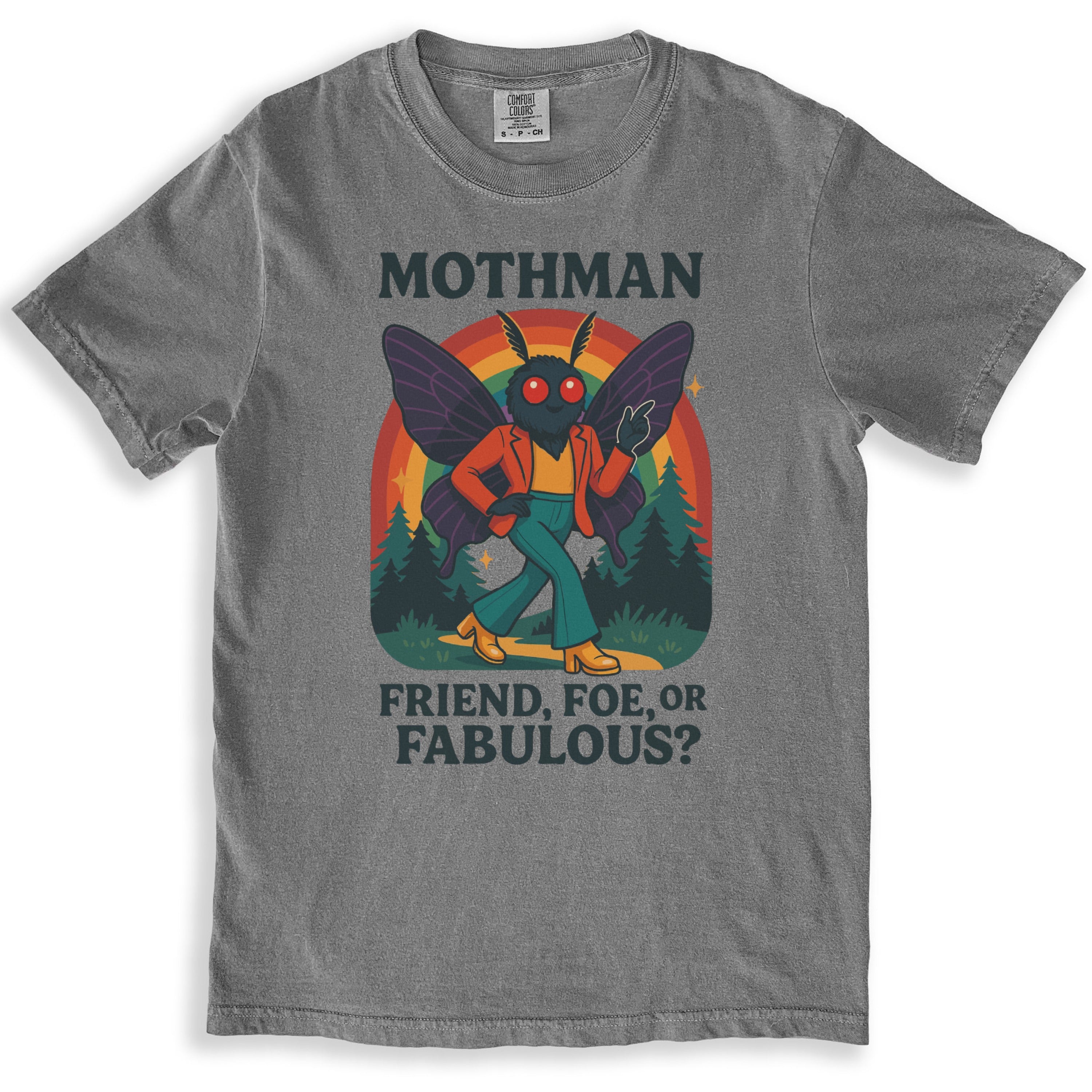 Mothman Friend Foe or Fabulous Graphic T-Shirt product type