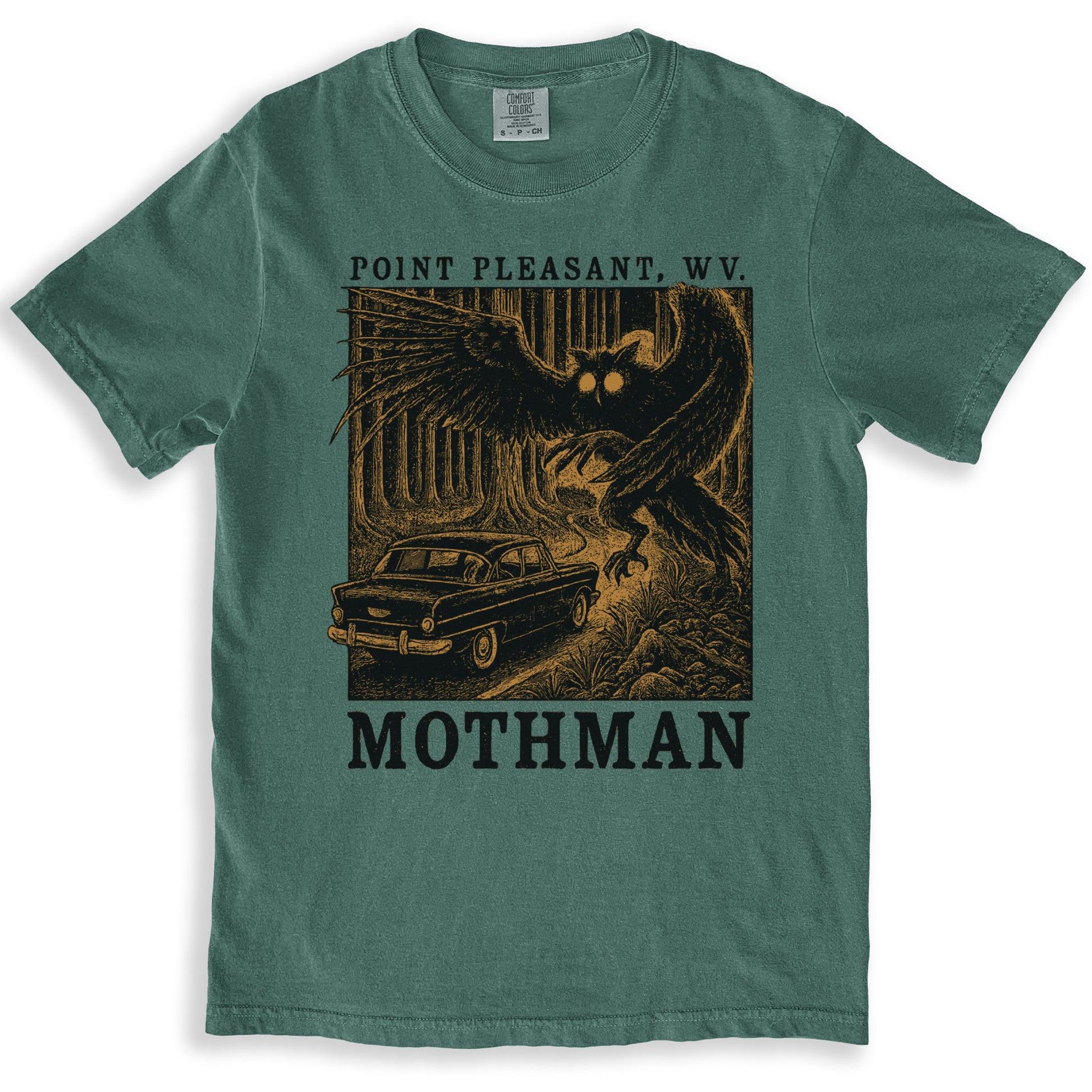Point Pleasant WV Mothman Graphic Tee product type