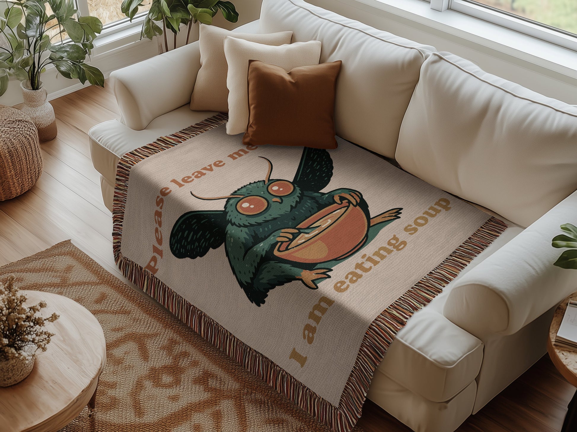 Please Leave Me I Am Eating Soup Blanket product